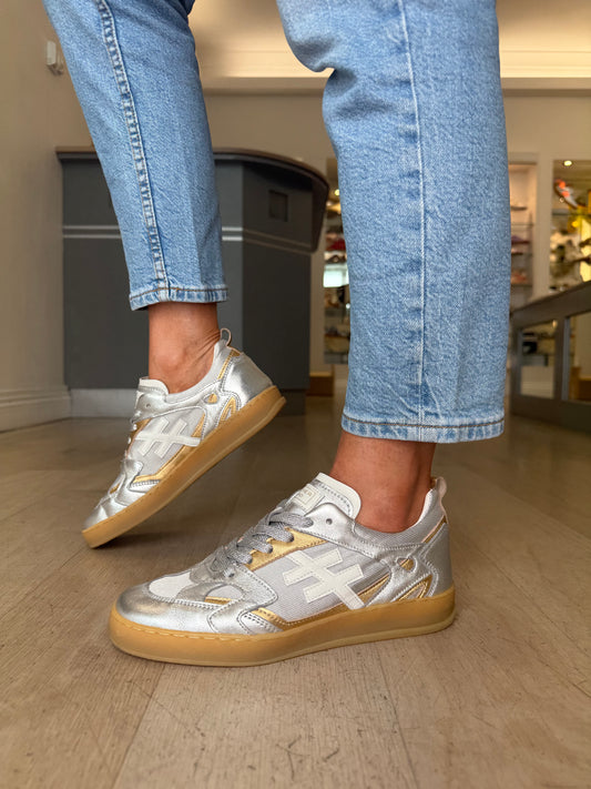 Another Trend - Multi Metallic Gold & Silver Mix Trainer