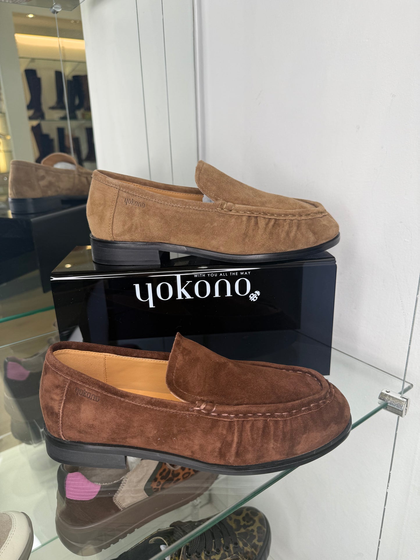 Yokono - Chocolate Brown Suede Moccasin Style Loafer