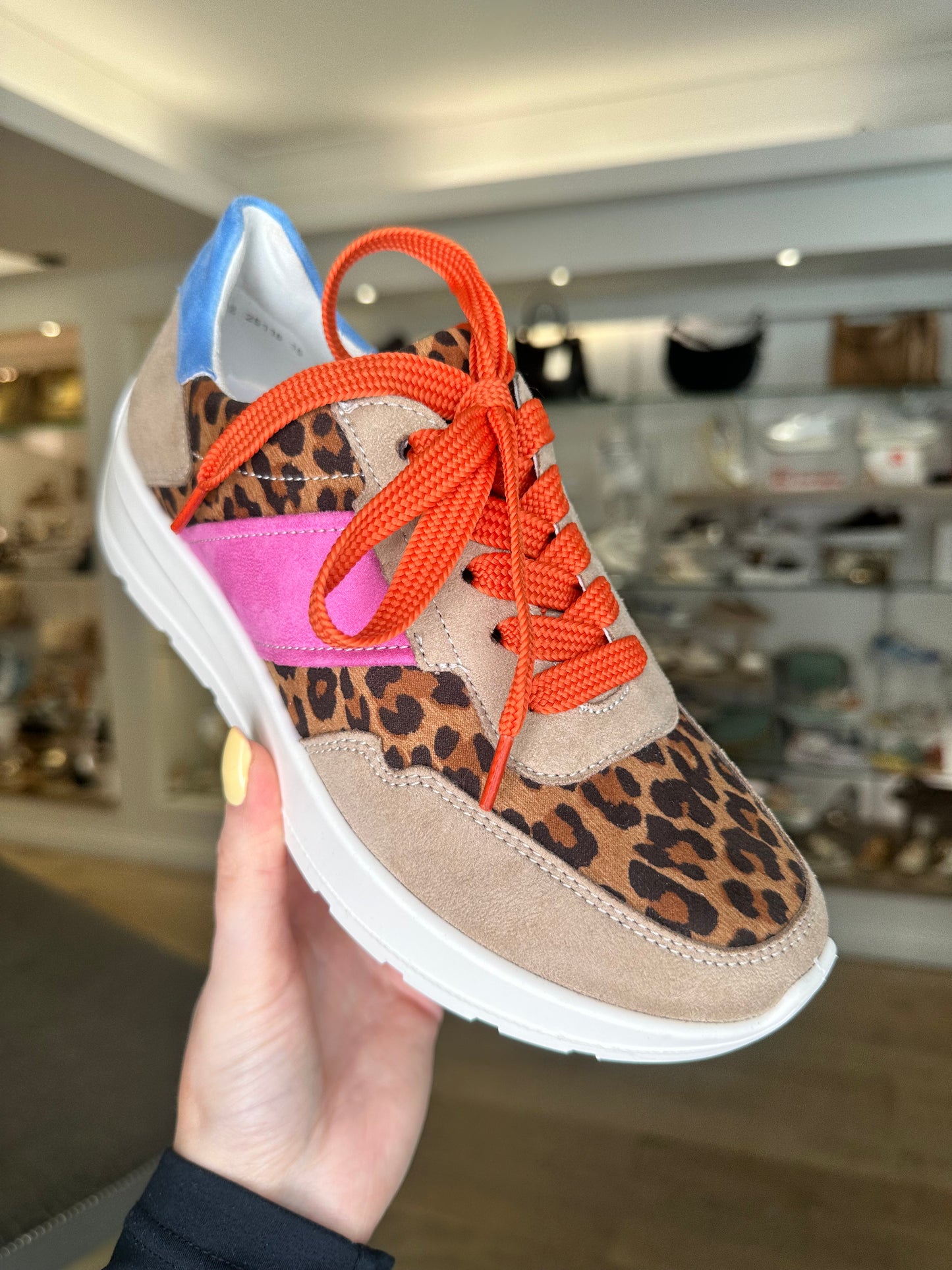 Ara - Leopard Print / Multi Coloured Trainer