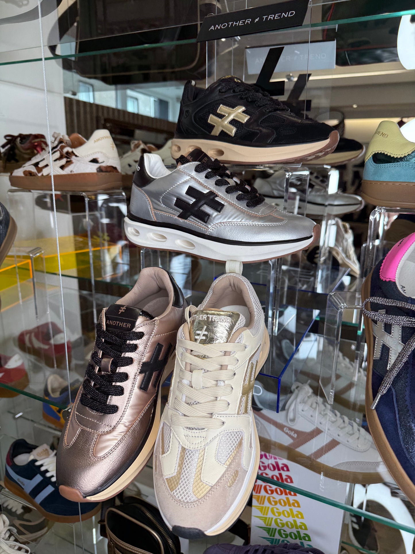 Another Trend - Silver Sporty Sole Trainer