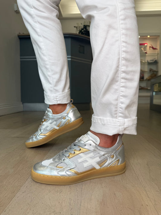 Another Trend - Multi Metallic Gold & Silver Mix Trainer