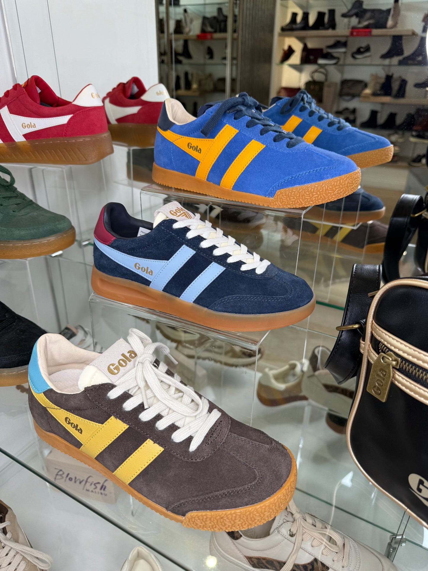 Gola - Cyclone Navy Mix Gum Sole Trainer