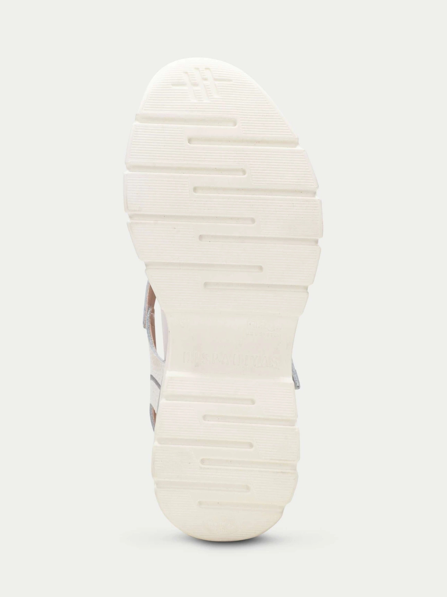 Hispanitas - Hispanitas White Crisscross Leather Sporty Platform Sandals With Silver Trim