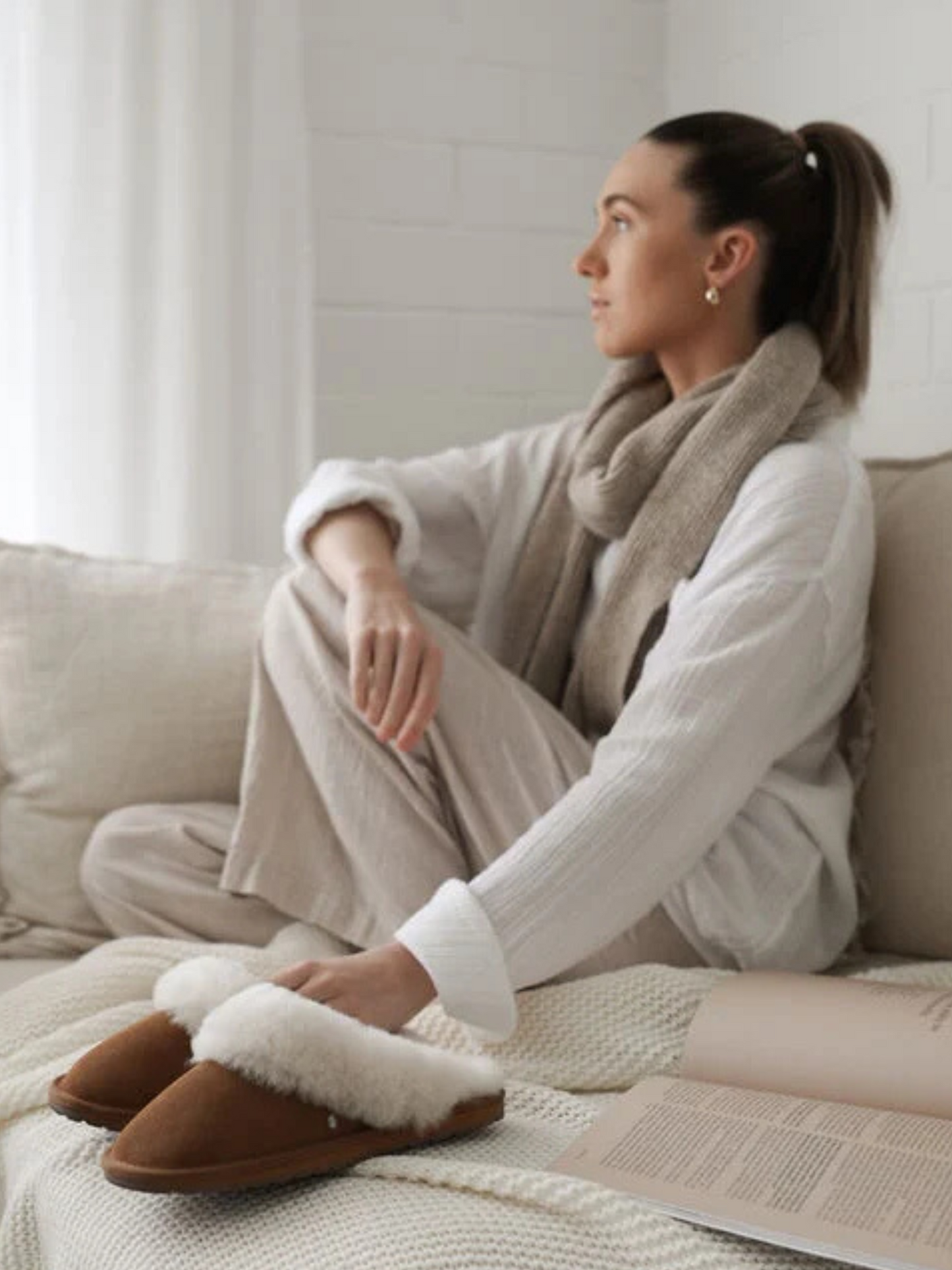 Emu Australia - Jolie Camel Slipper