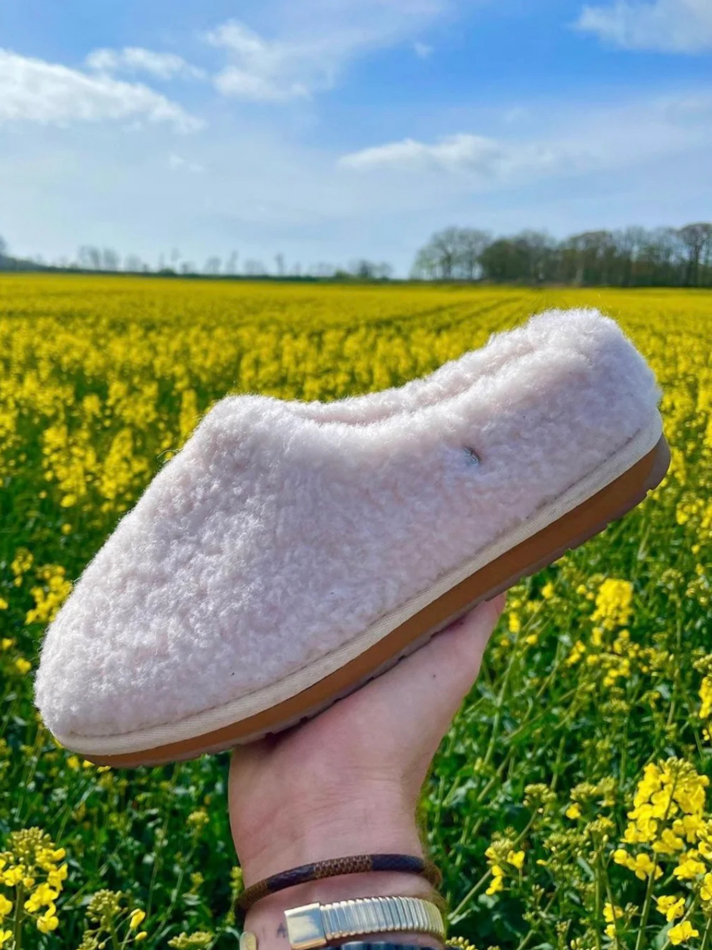 Emu Australia - Joy Teddy Natural Slipper W12583