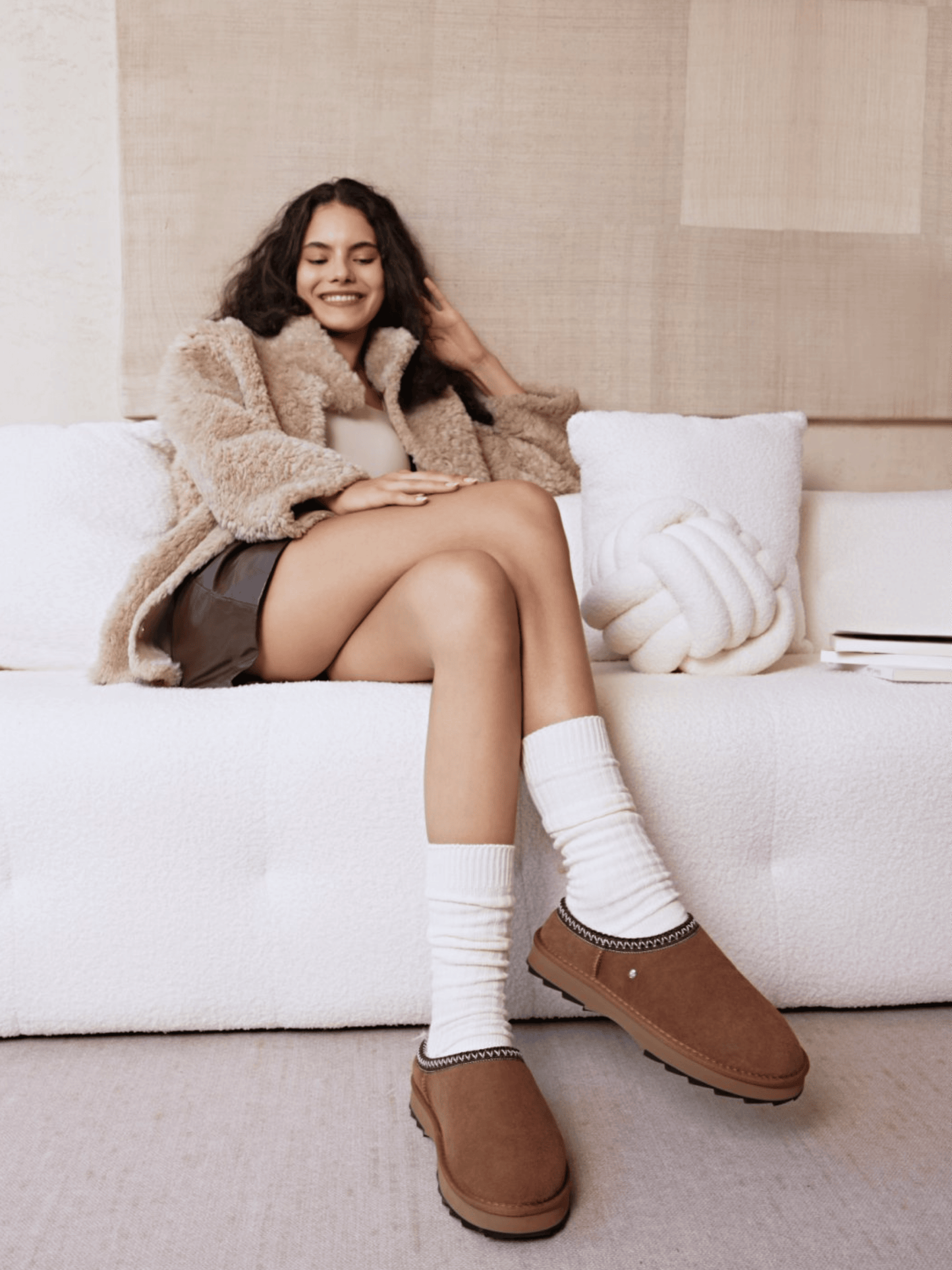 Emu Australia -Sharky Scuff Chestnut Clog