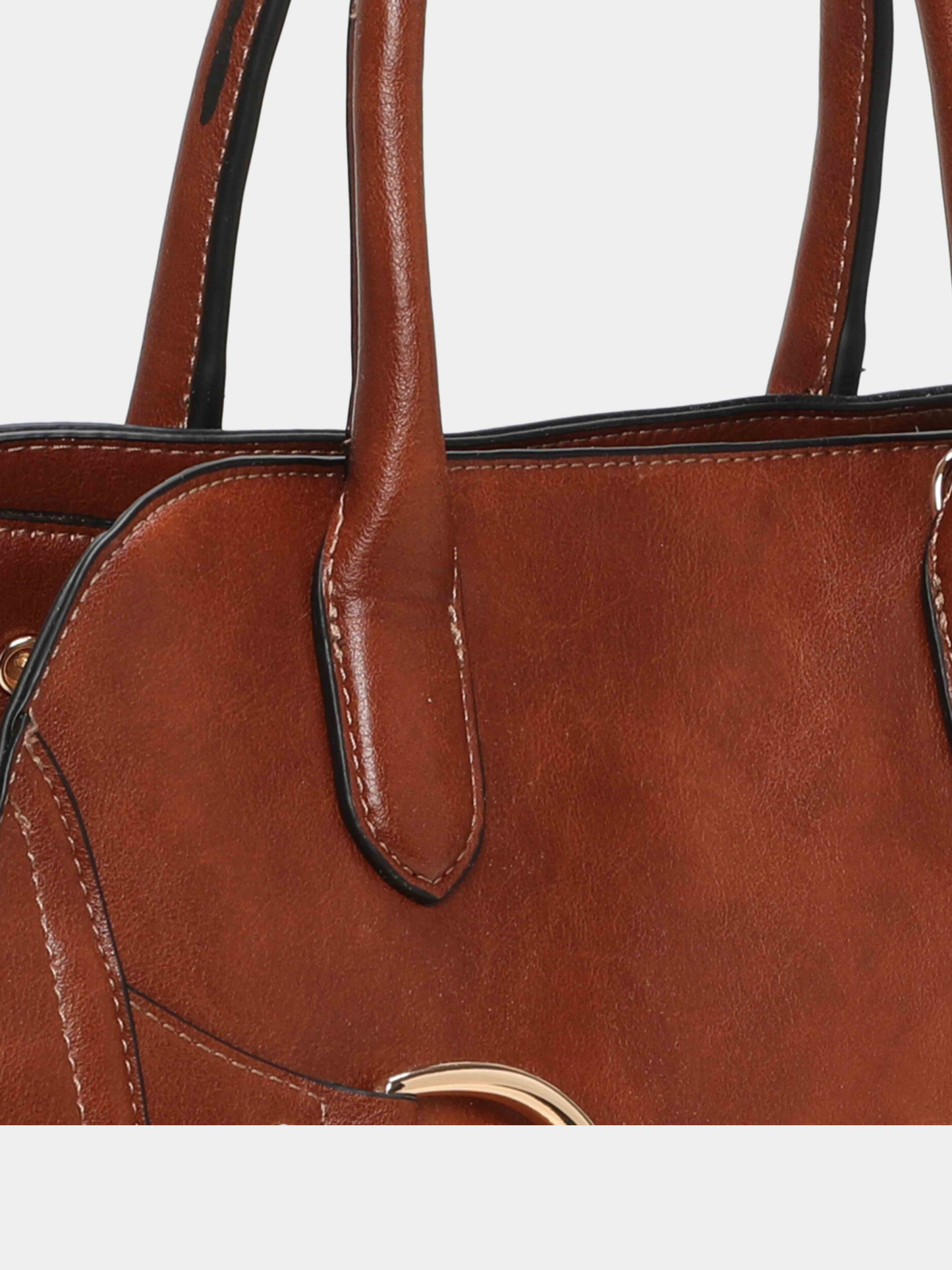 Binnari - Fanny Large Tan Handbag