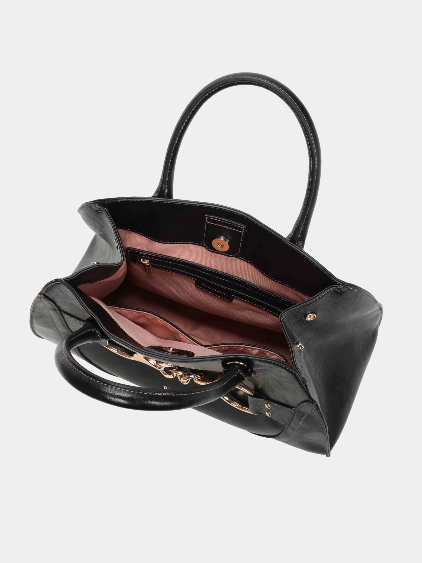 Binnari - Fanny Large Black Handbag