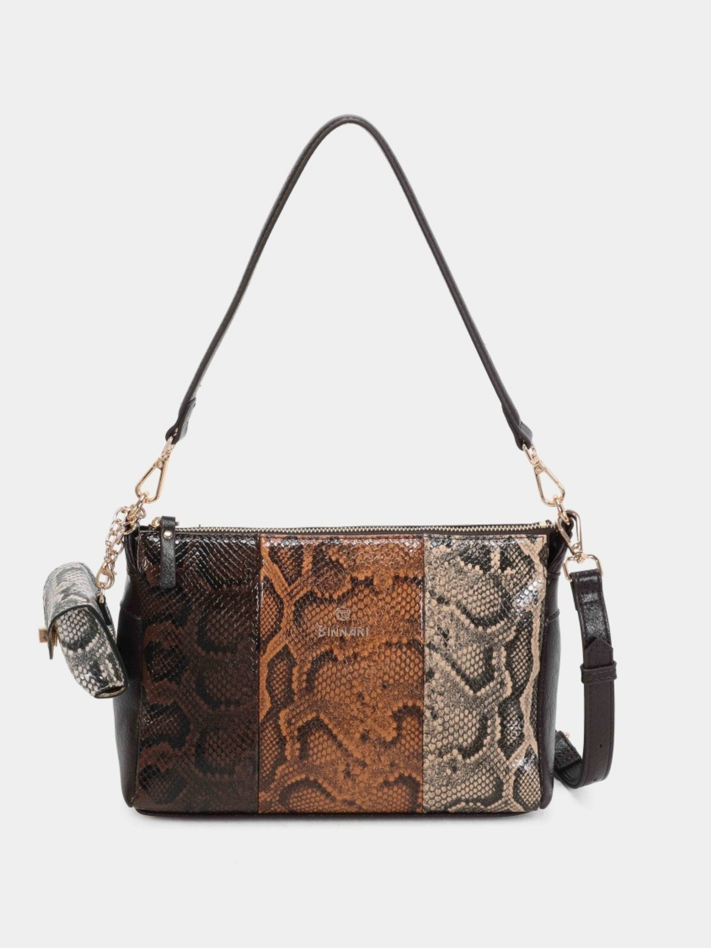 Binnari - Levy Multi Brown Shoulder Bag