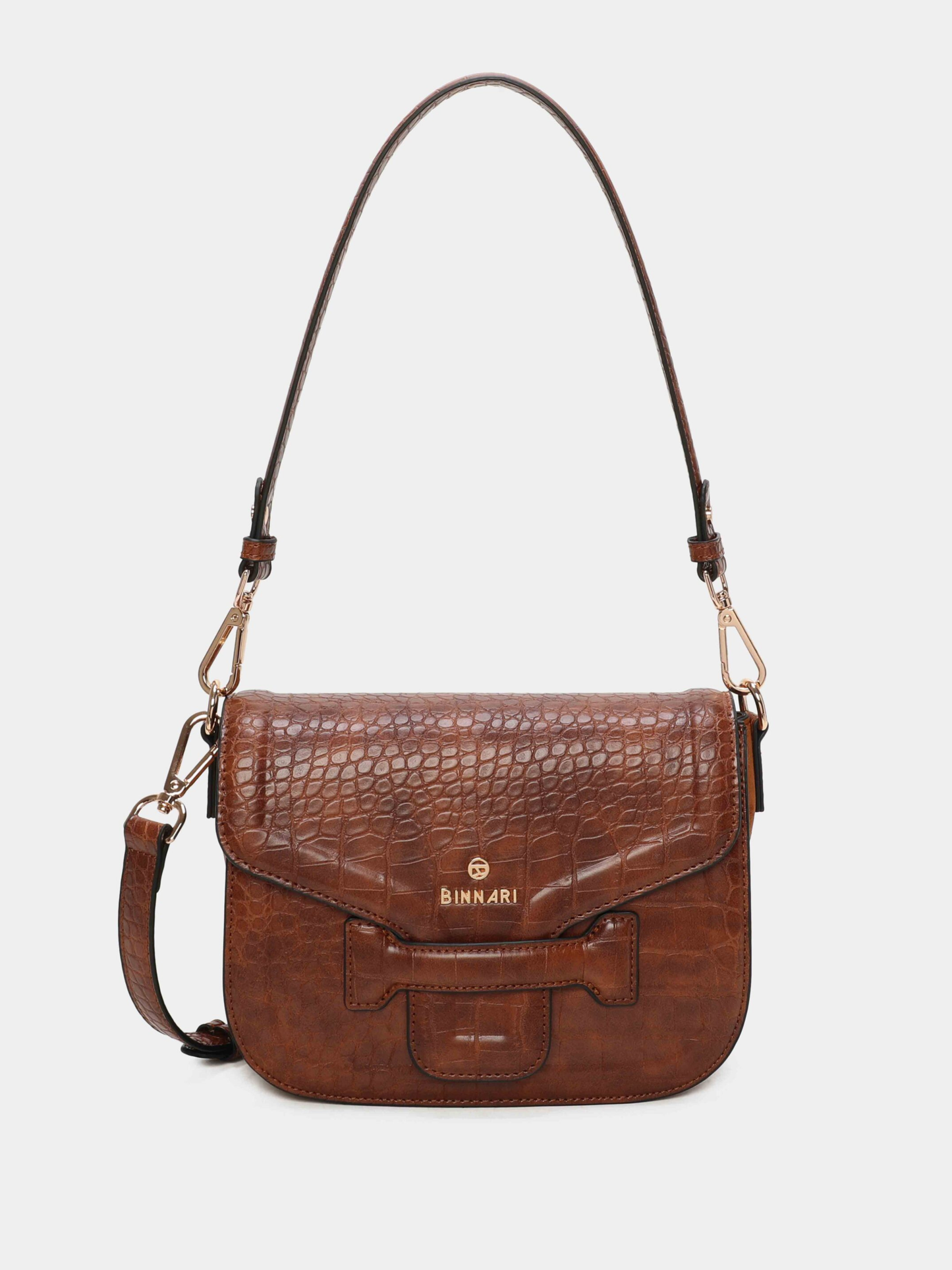 Binnari - Mandy Tan Flap Shoulder Bag