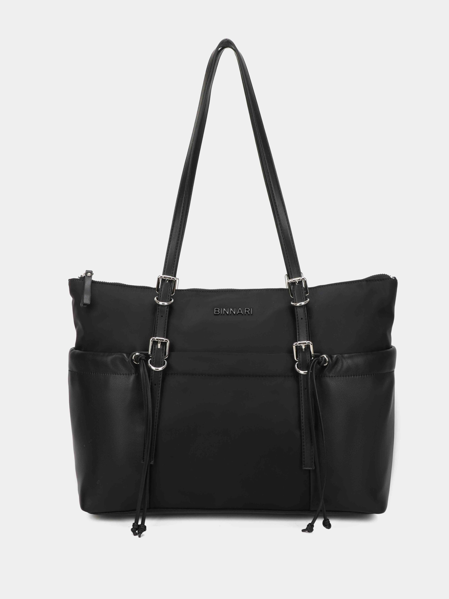 Binnari - Elodi Black Large Shopper Tote Bag