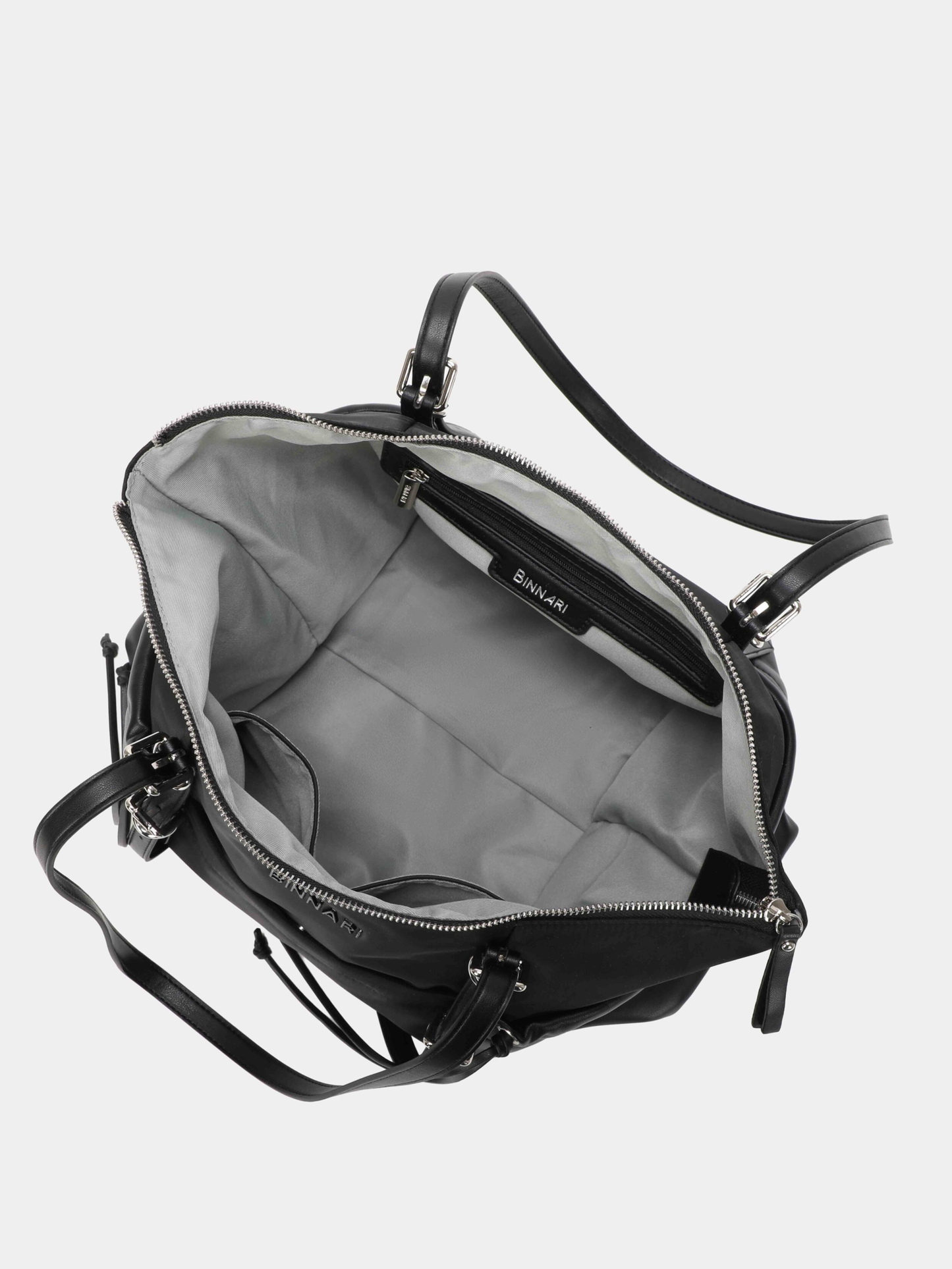 Binnari - Elodi Black Large Shopper Tote Bag