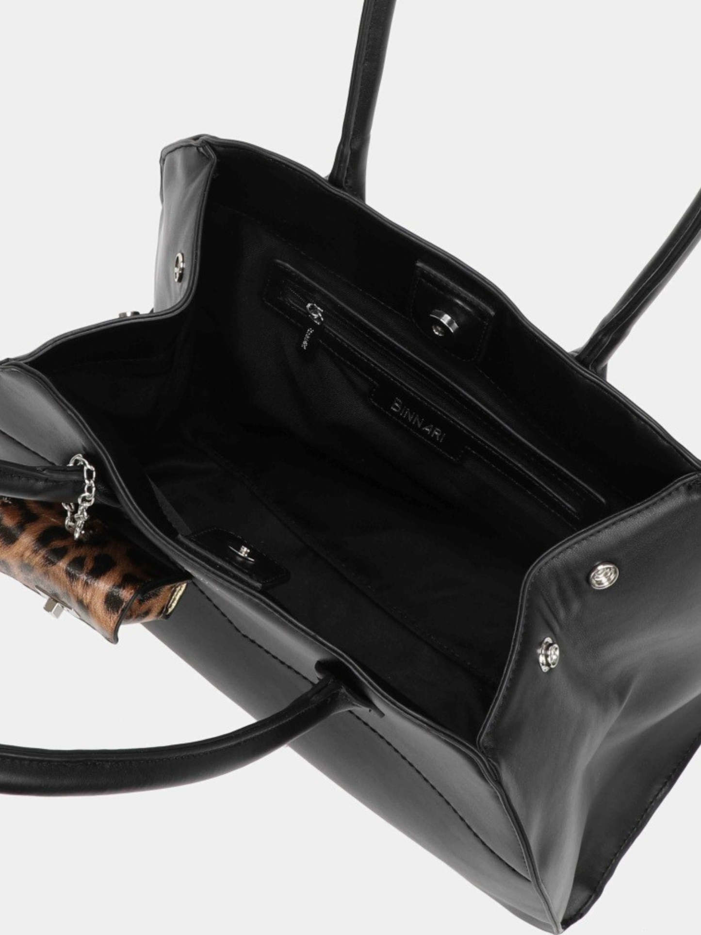 Binnari - Glen Black Large Two Handle Bag