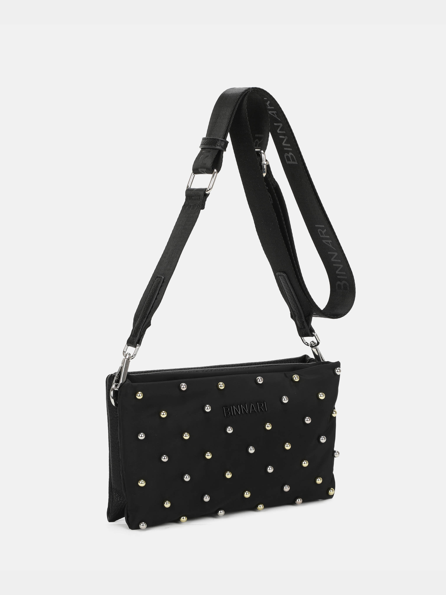 Binnari - Black Stud Shoulder Bag