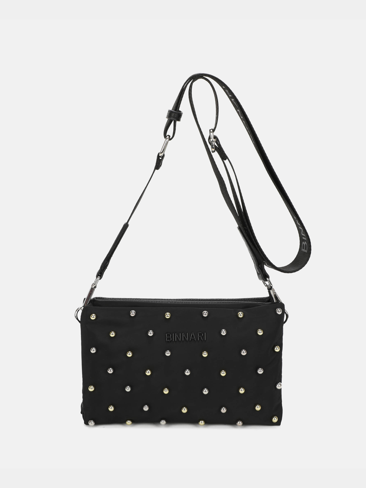 Binnari - Black Stud Shoulder Bag