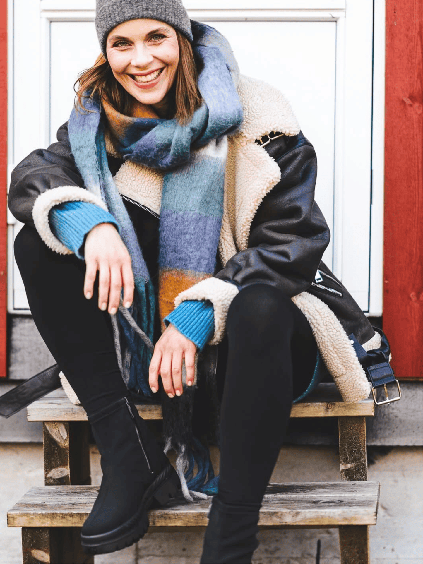 Ara Black Gore-tex boot