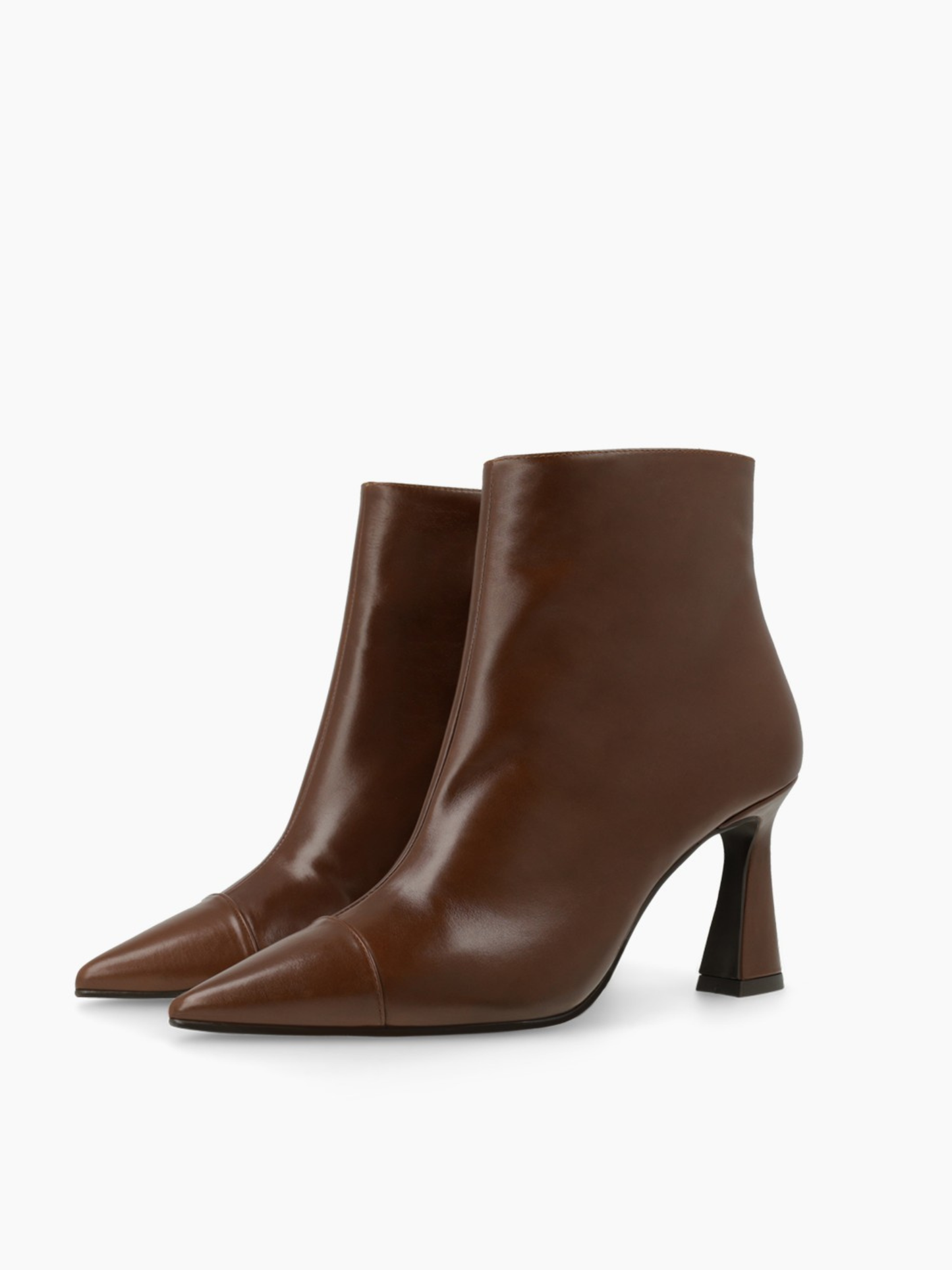 Lodi -Rich Brown Leather Pointy Toe Boot