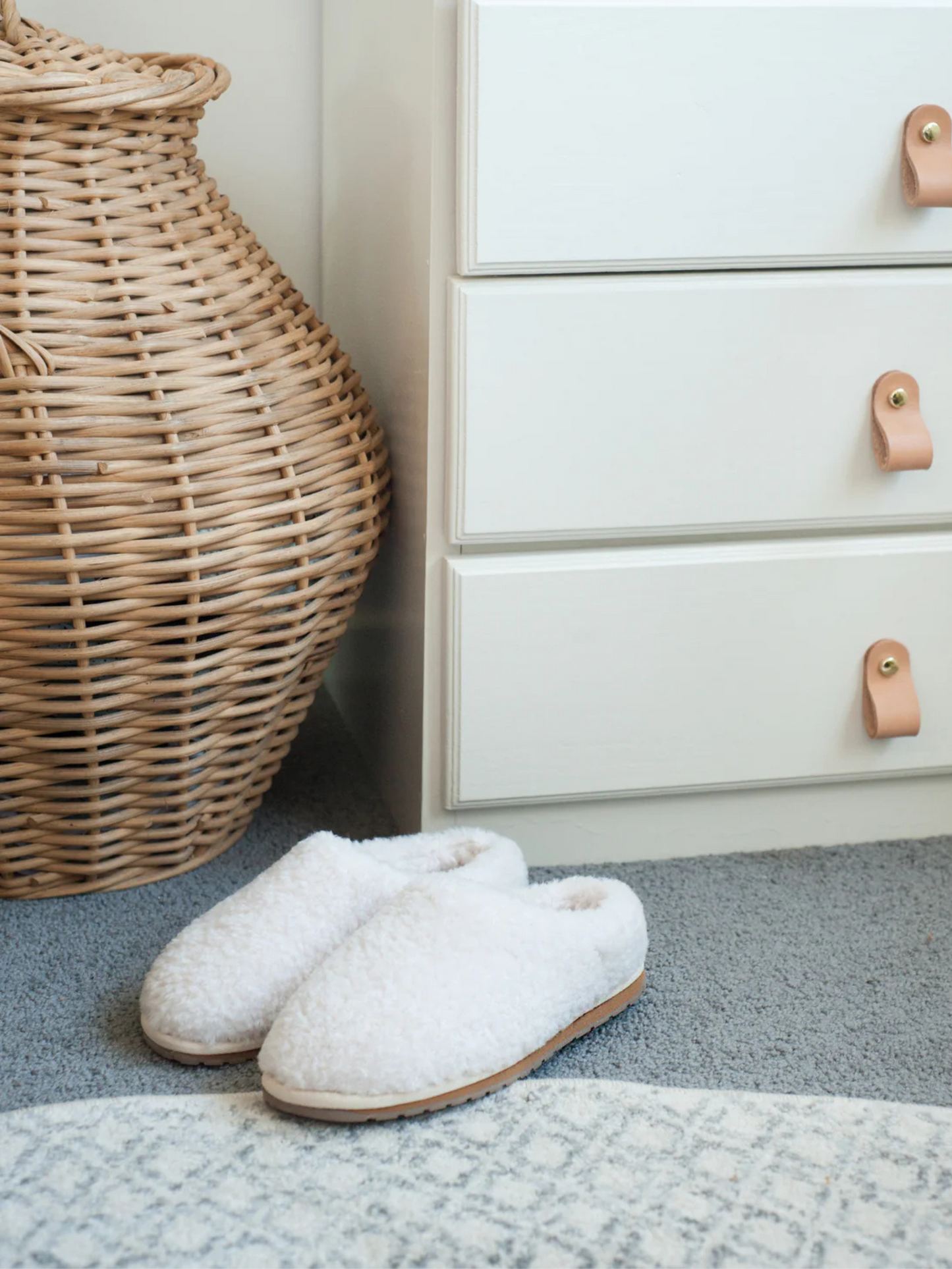 Emu Australia - Joy Teddy Natural Slipper W12583