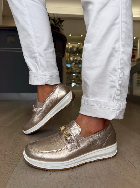 Ara - Soft Gold Slip On Shoe