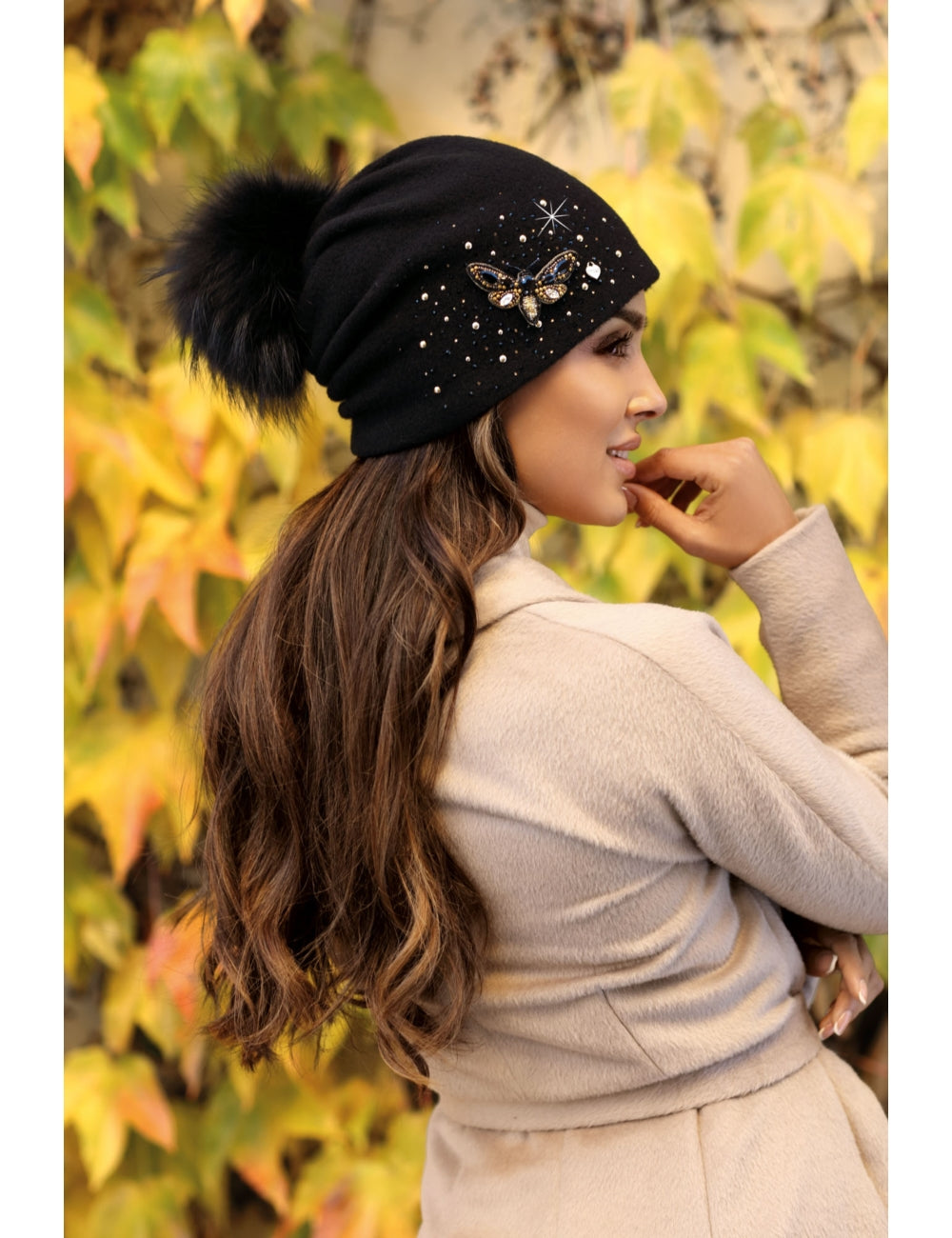 Willi Hat - Atelana Decorative Pompom Hat