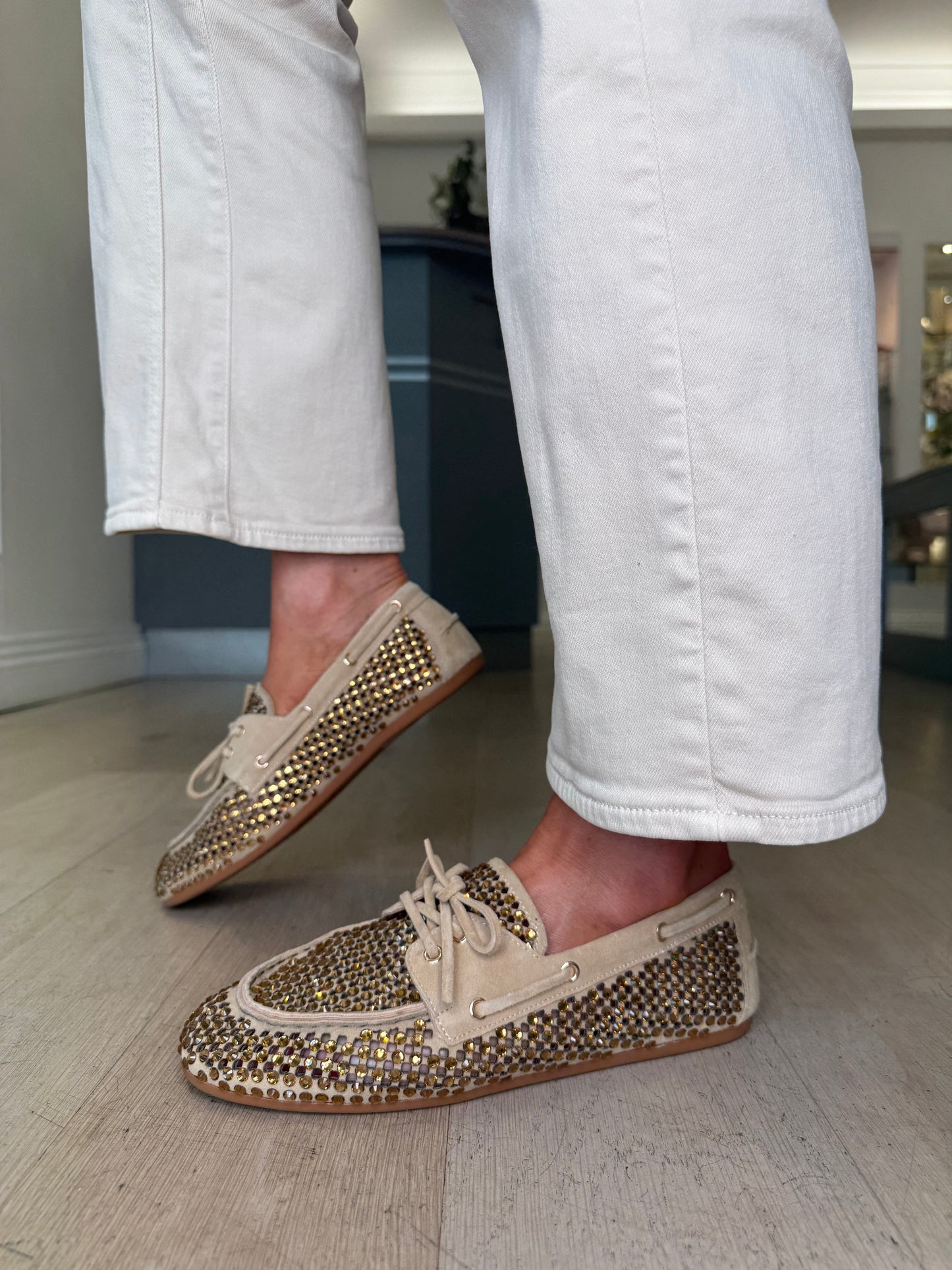 Lodi - Sand Suede Moccasin Slip On Shoe