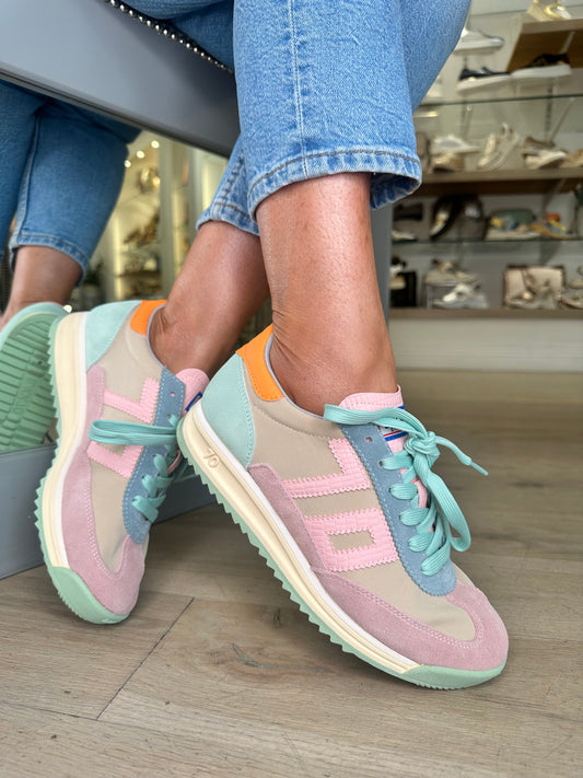 Back 70 - Barkley Jogger Multi Suede Trainer