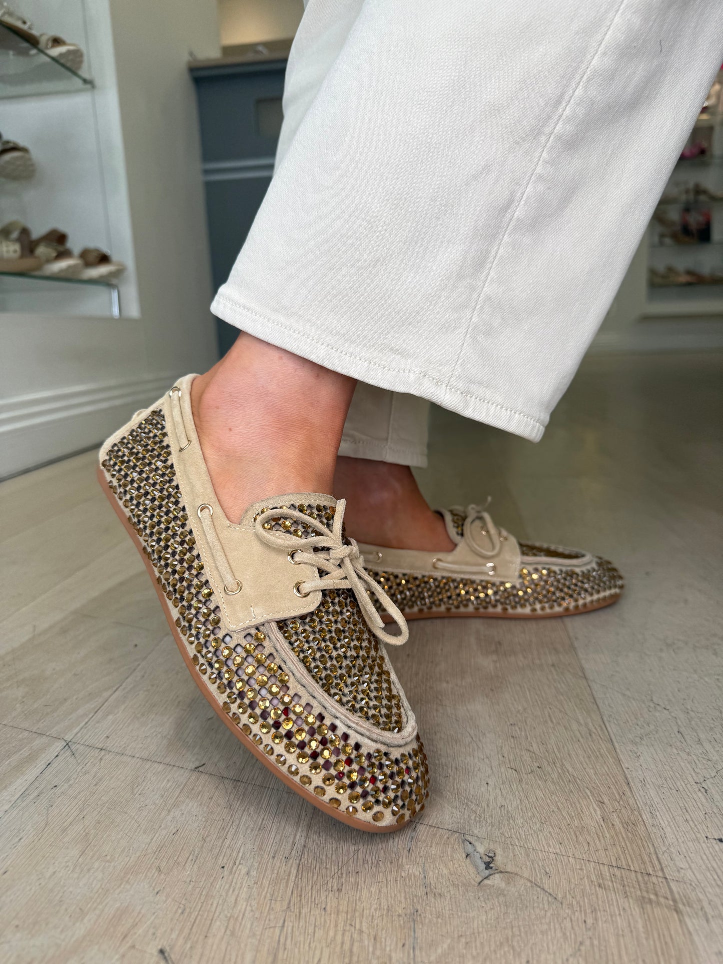 Lodi - Sand Suede Moccasin Slip On Shoe