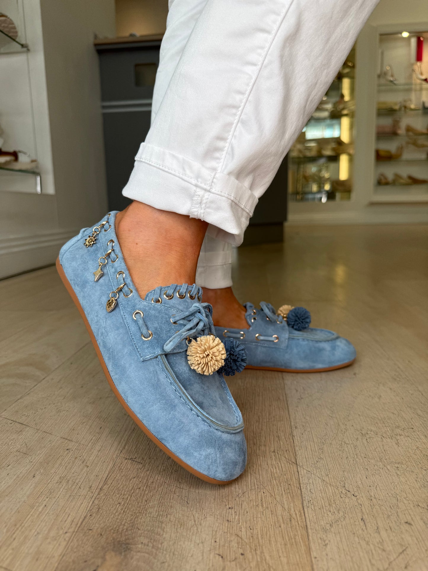 Lodi - Jean Suede Moccasin Slip On Shoe
