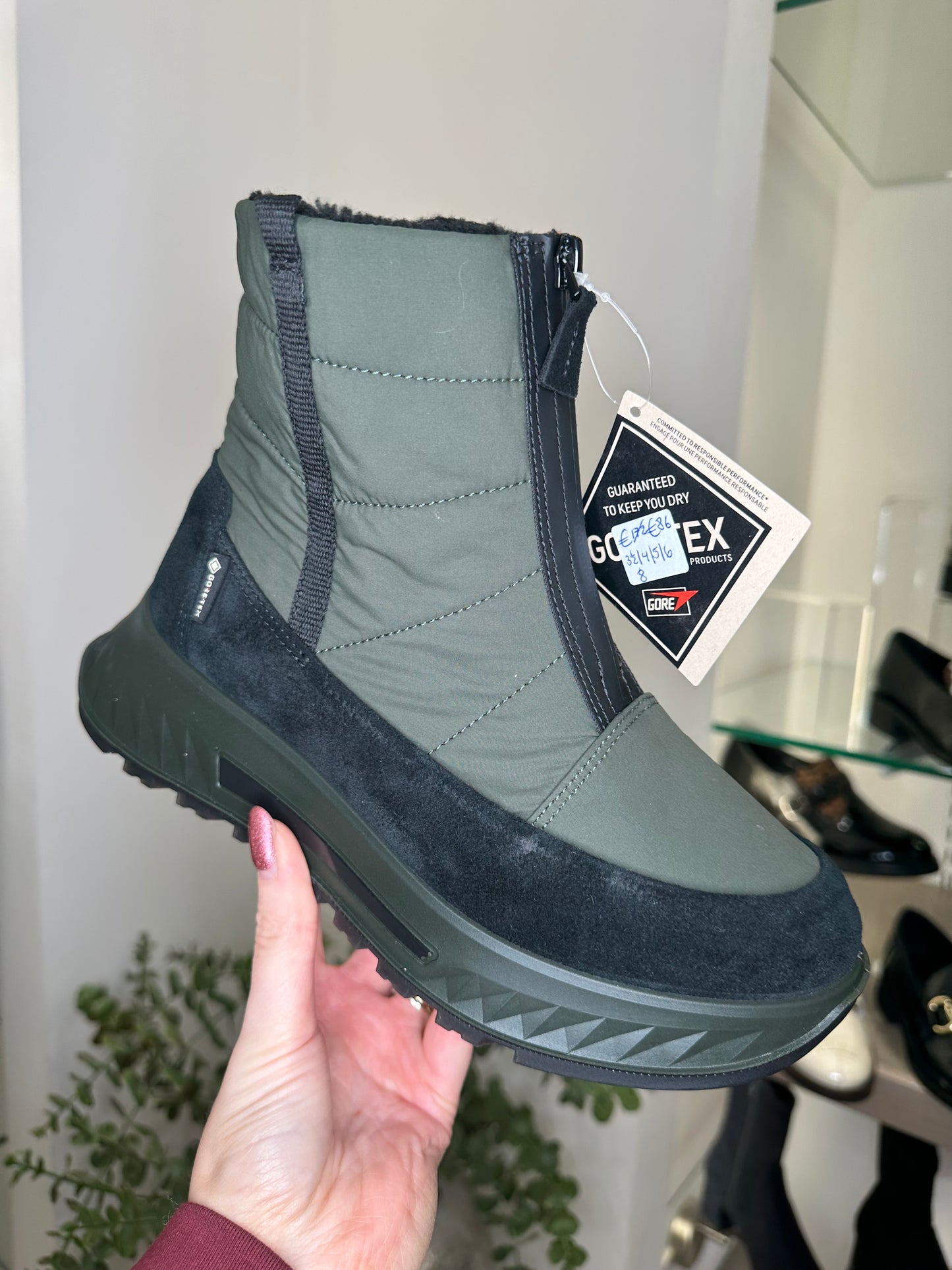 Ara  Green & Black Gore-tex Boot