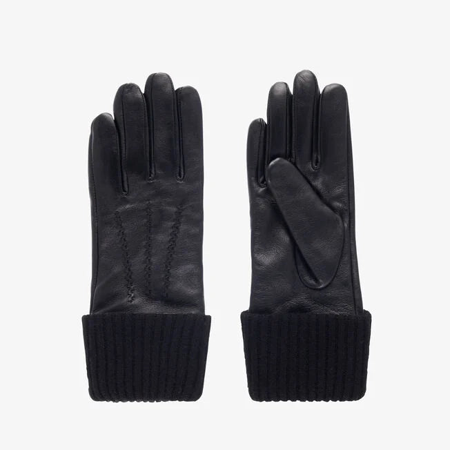 Emu Australia - Loch All Black Leather Gloves