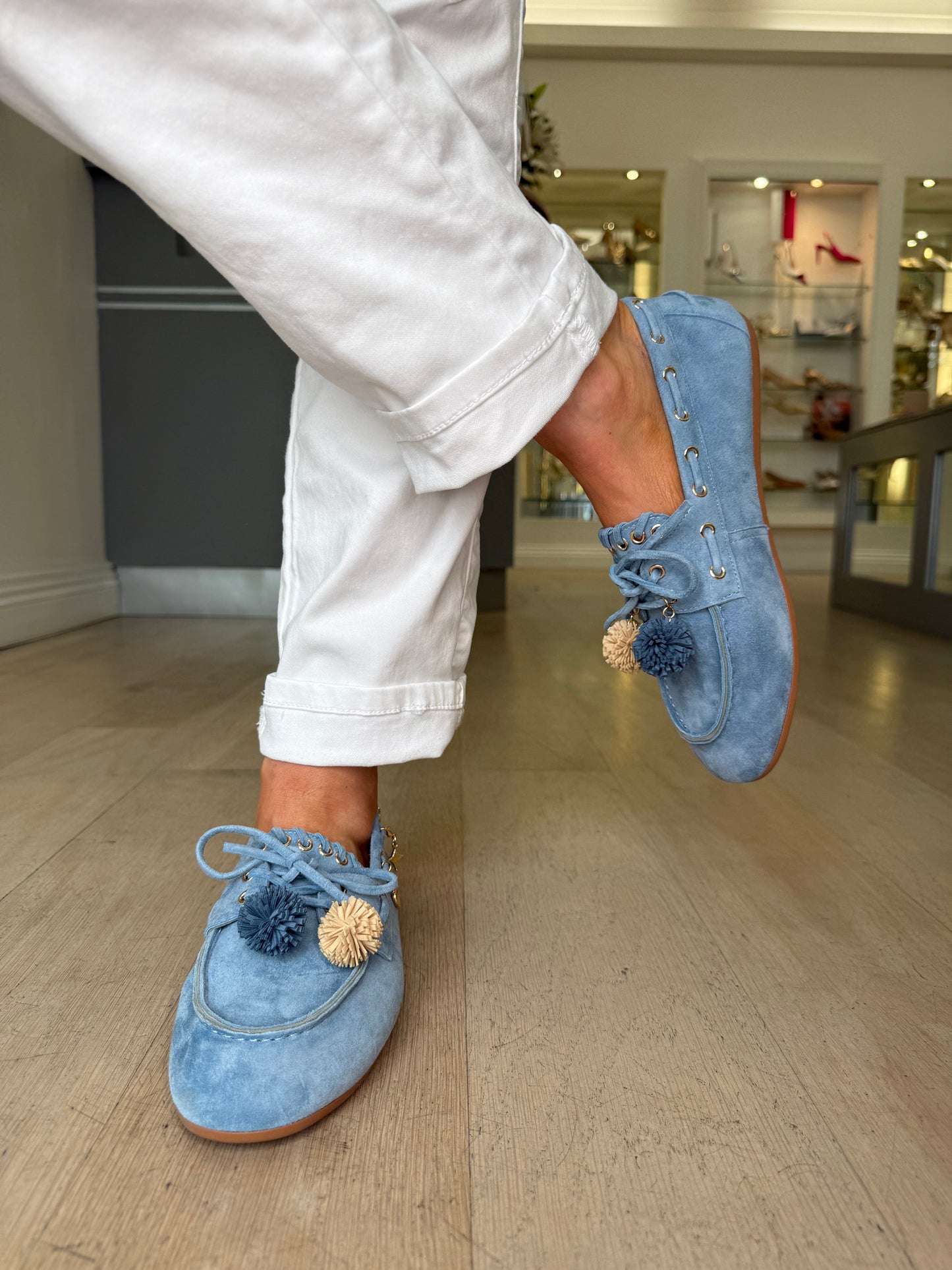 Lodi - Jean Suede Moccasin Slip On Shoe