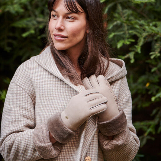 Emu Australia - Apollo Bay Mushroom Sheepskin Gloves