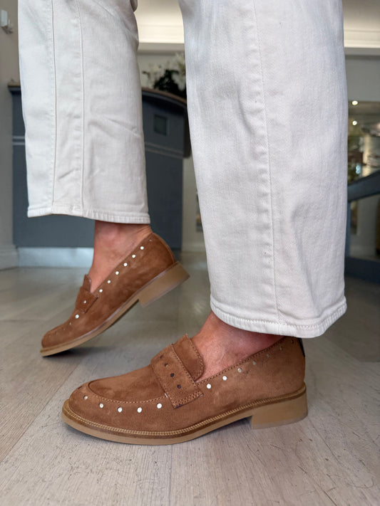 Marco Moreo - Tobacco Suede Loafers