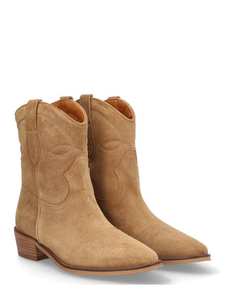 Alpe - Tan Suede Western Style Boot