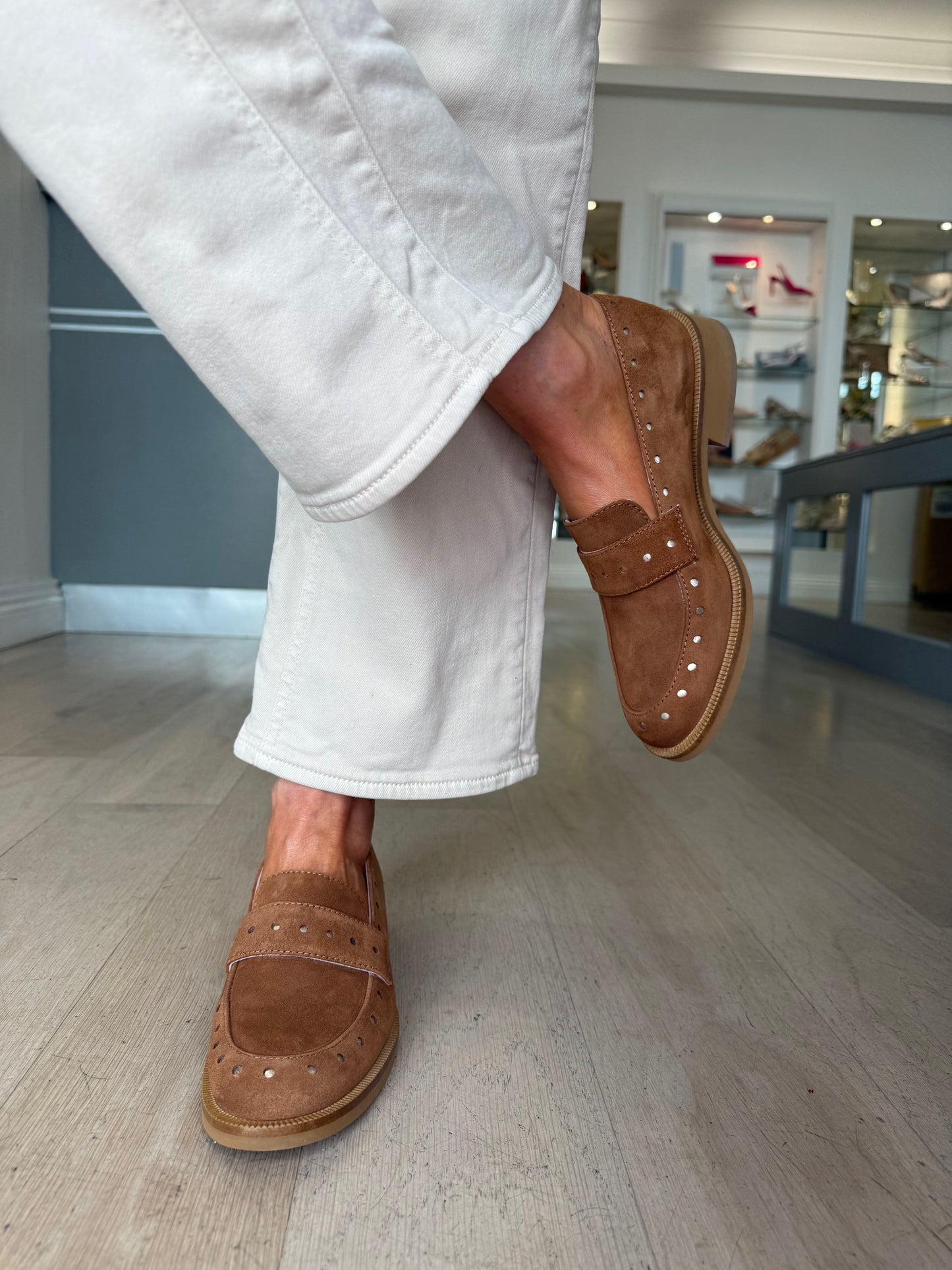 Marco Moreo - Tobacco Suede Loafers