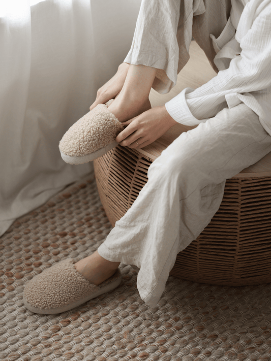 Emu Australia - Starley Macadamia/ Natural Wooly Slipper