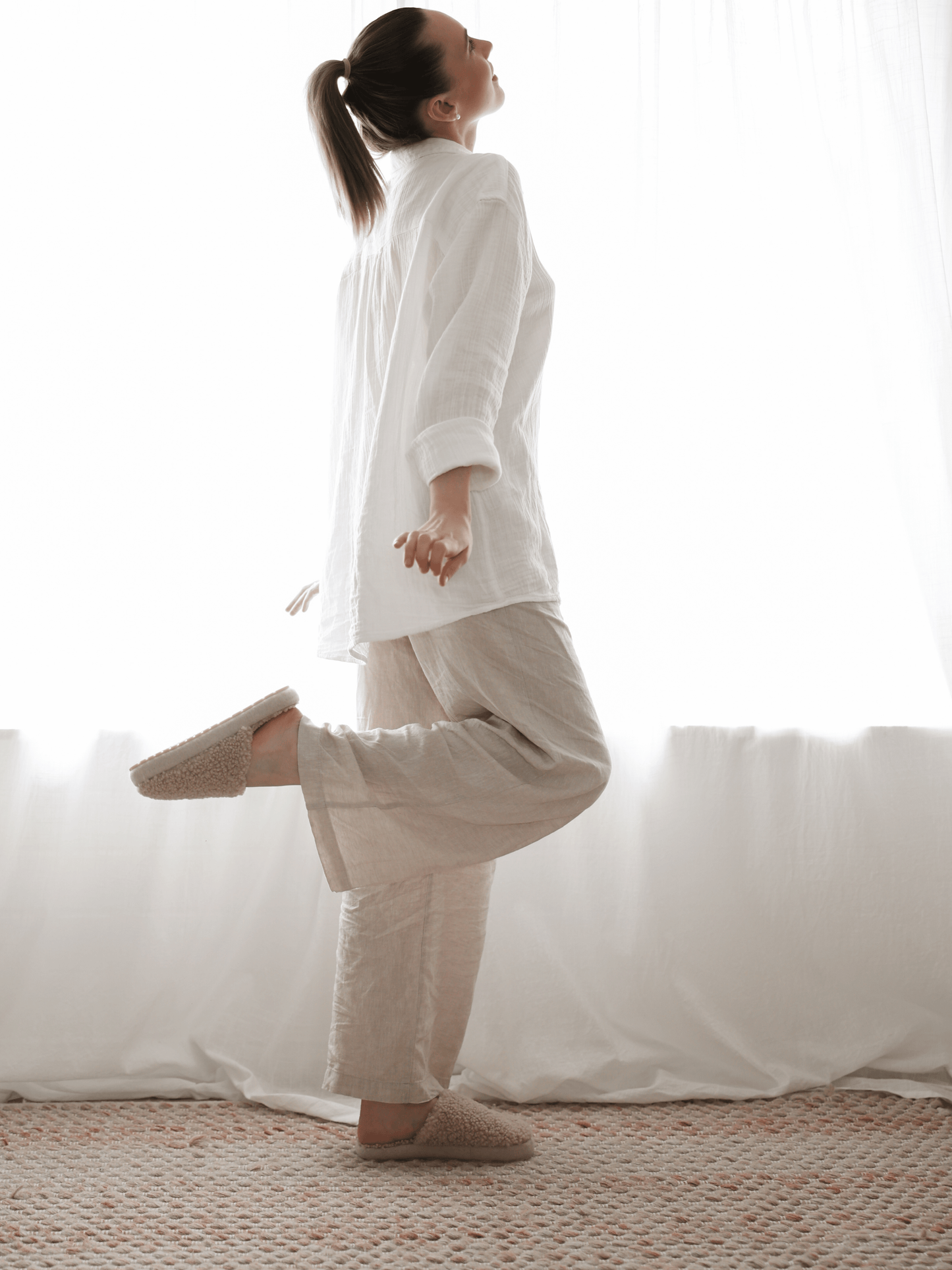 Emu Australia - Starley Macadamia/ Natural Wooly Slipper