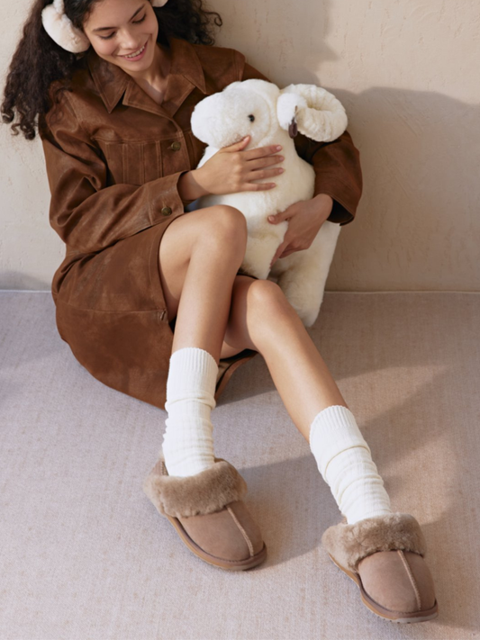 Emu Australia - Platinum Balzary Mushroom Slipper