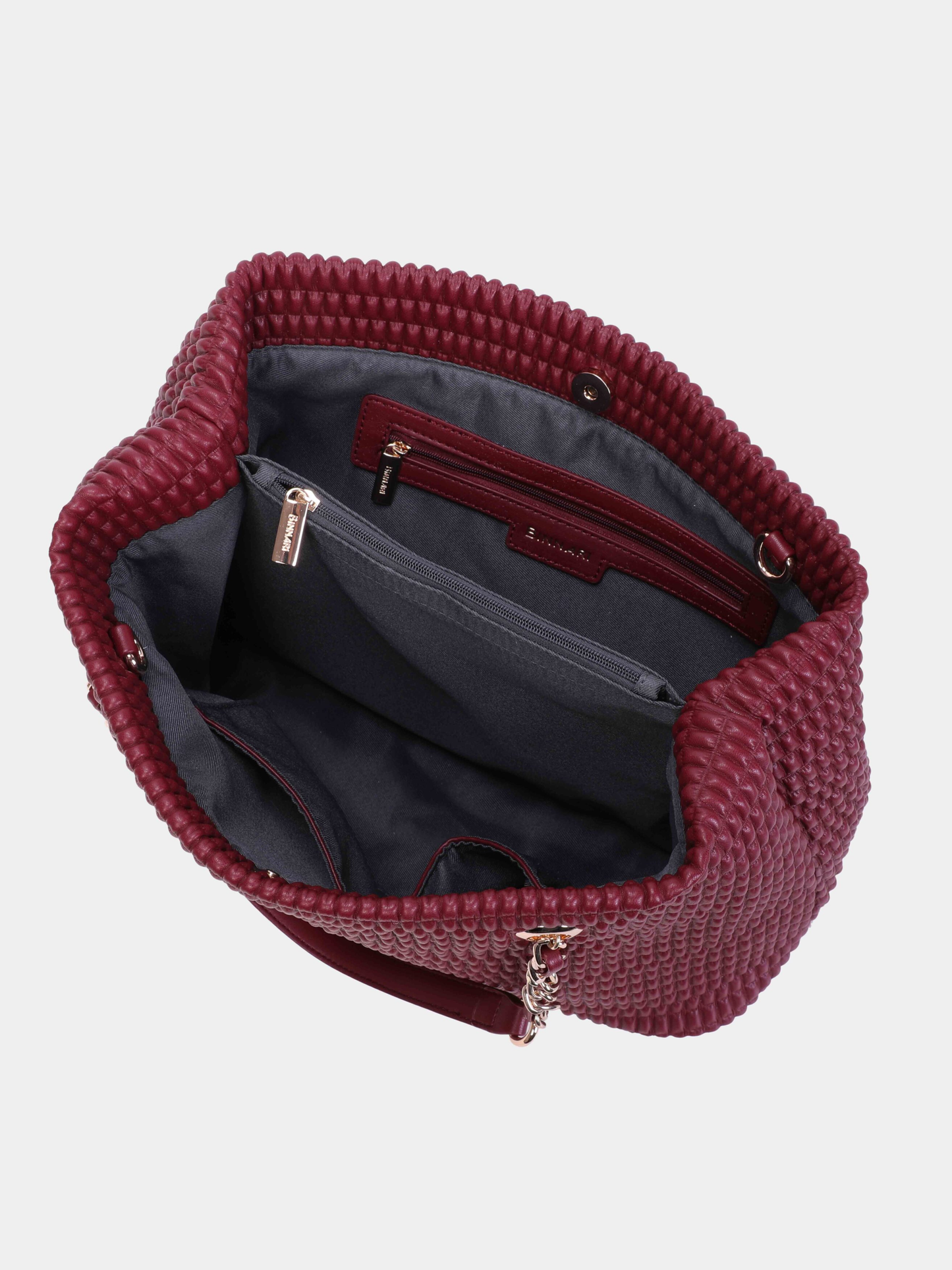 Binnari - Patty Bordeaux Large Two Handle Bag