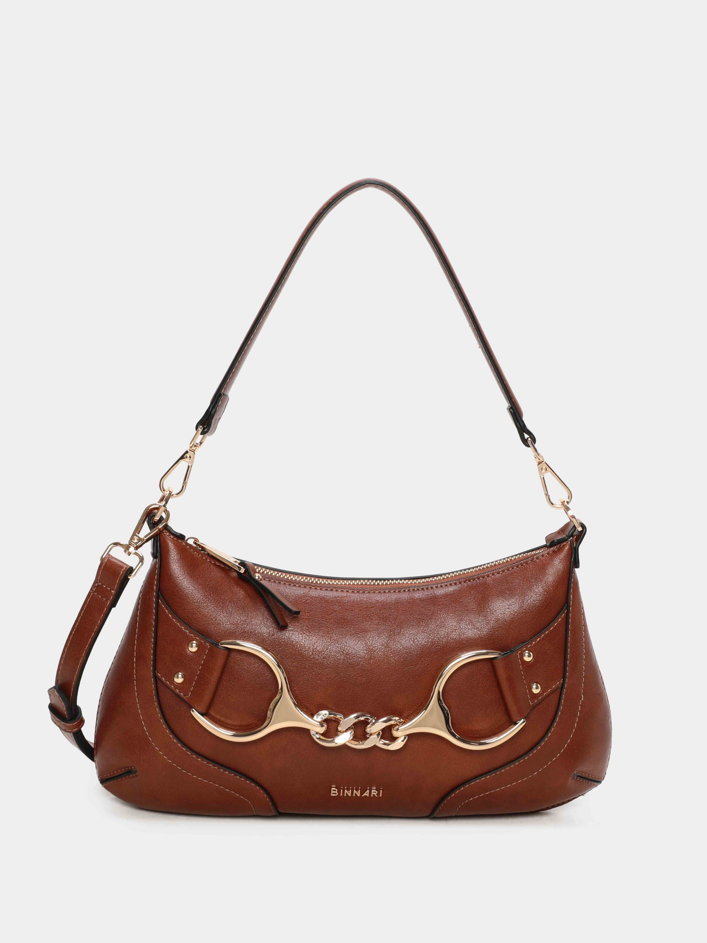 Binnari - Fanny Small Tan Shoulder Bag