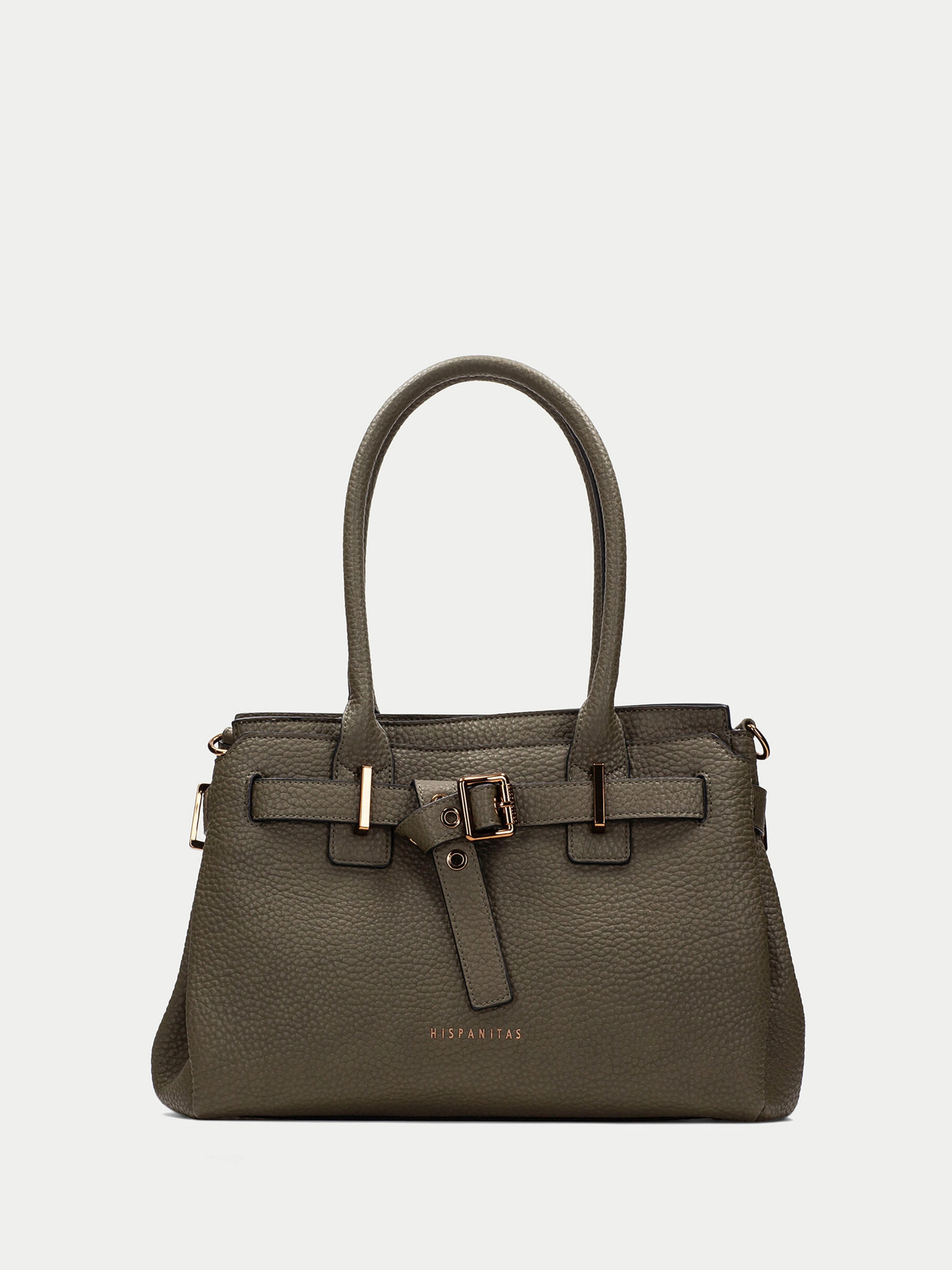Hispanitas -Army Green Tote Bag With Rose gold Hardware