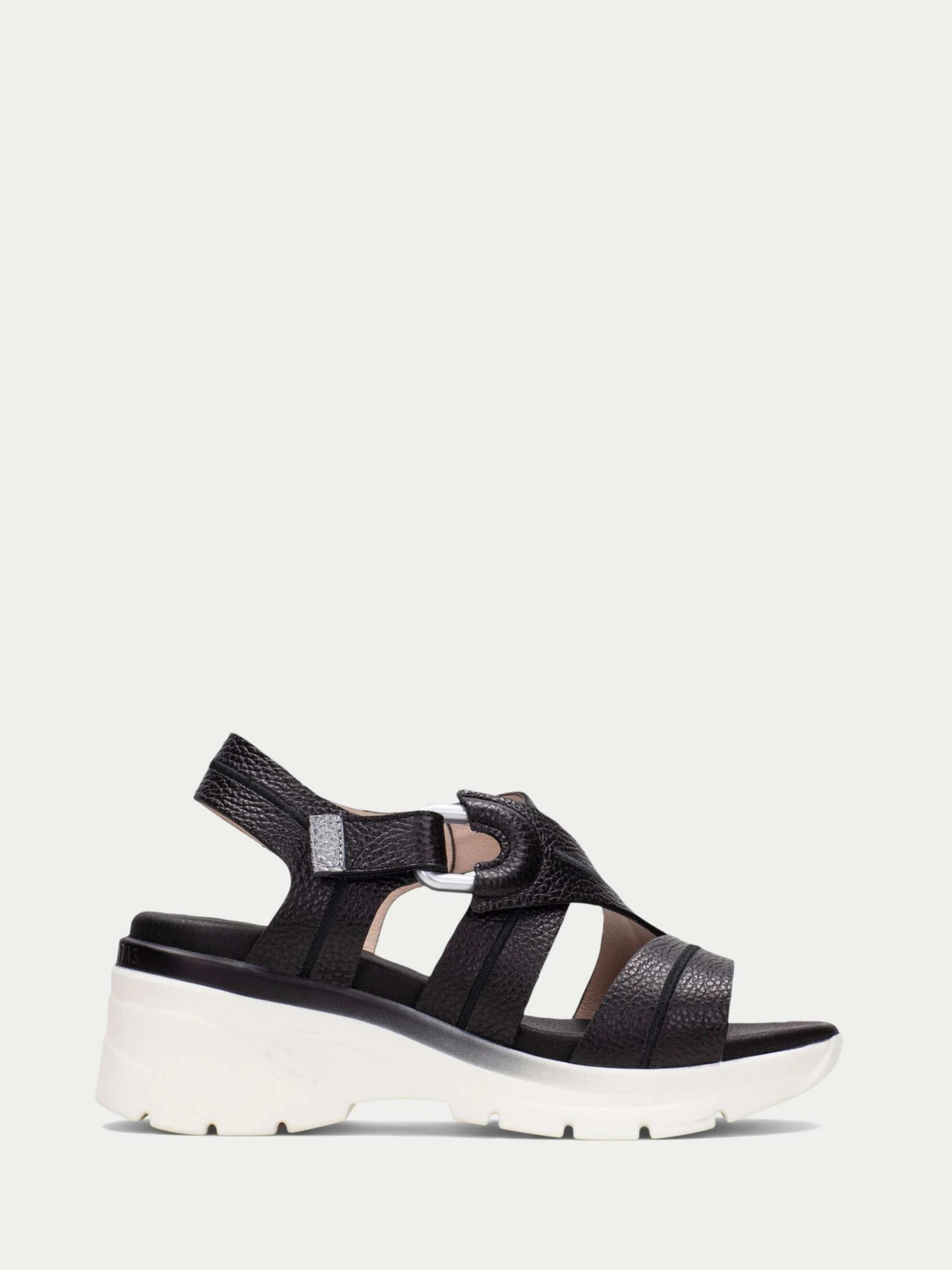 Hispanitas - Hispanitas Black Crisscross Leather Sporty Platform Sandals