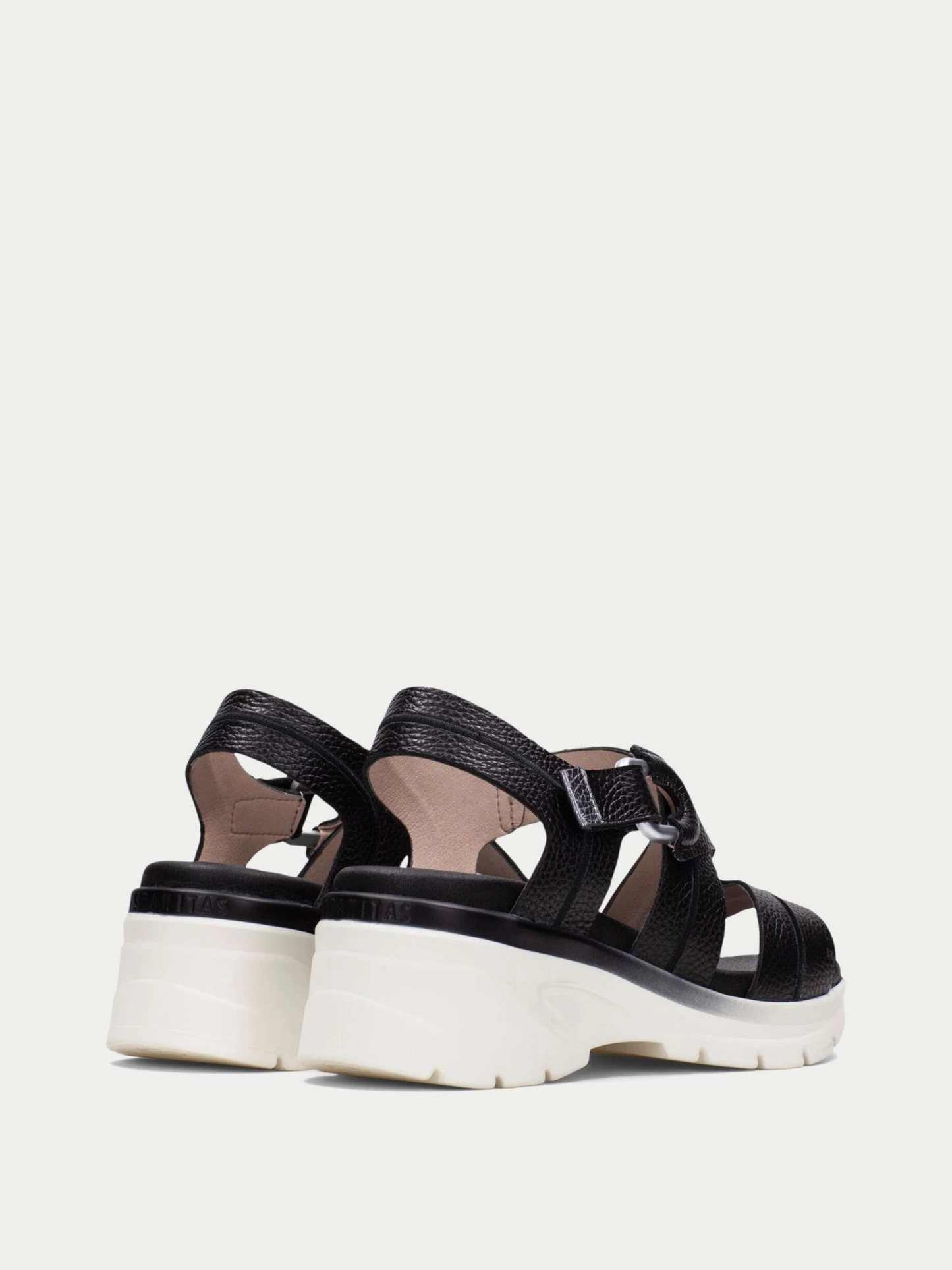 Hispanitas - Hispanitas Black Crisscross Leather Sporty Platform Sandals