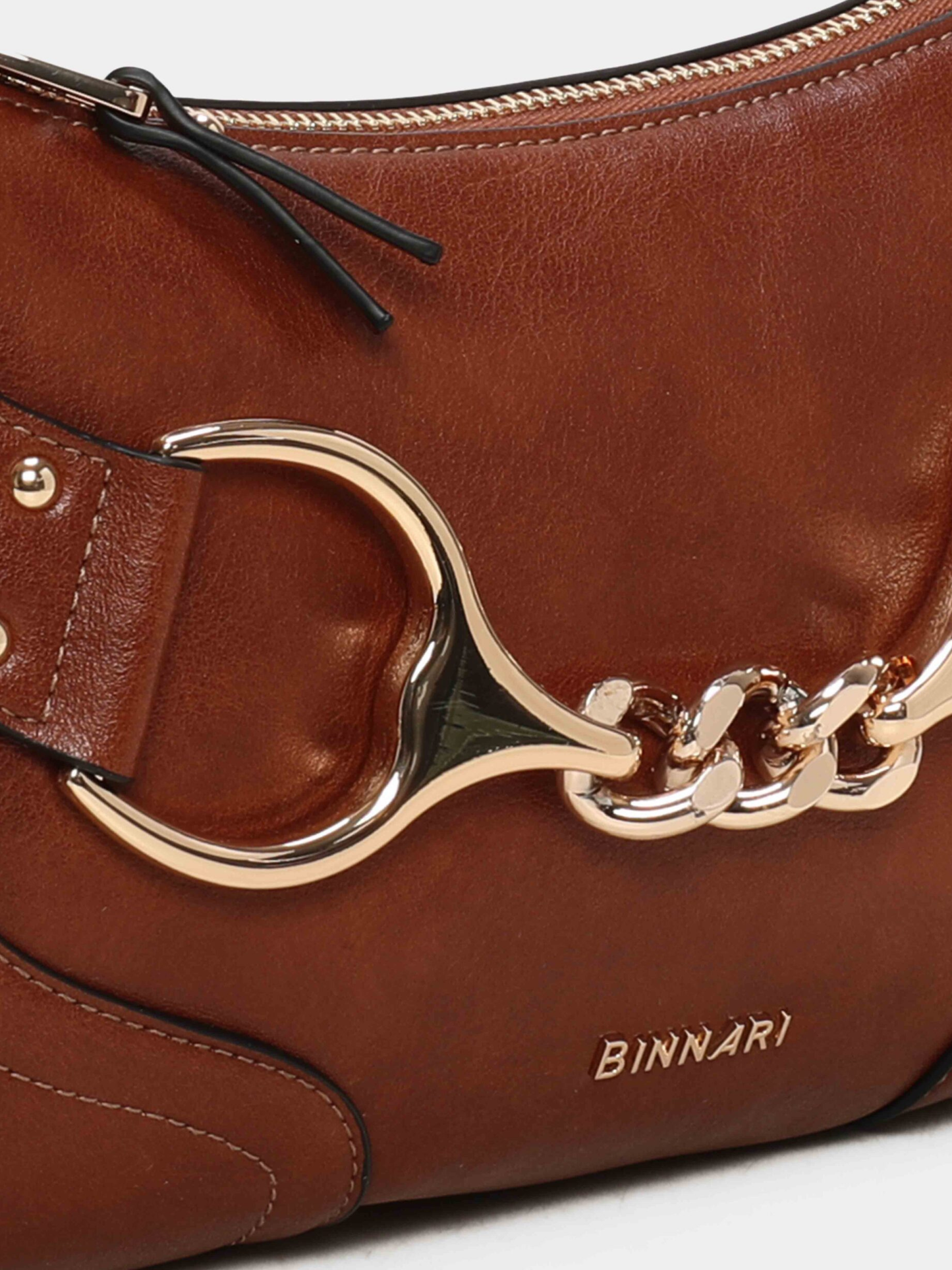 Binnari - Fanny Small Tan Shoulder Bag