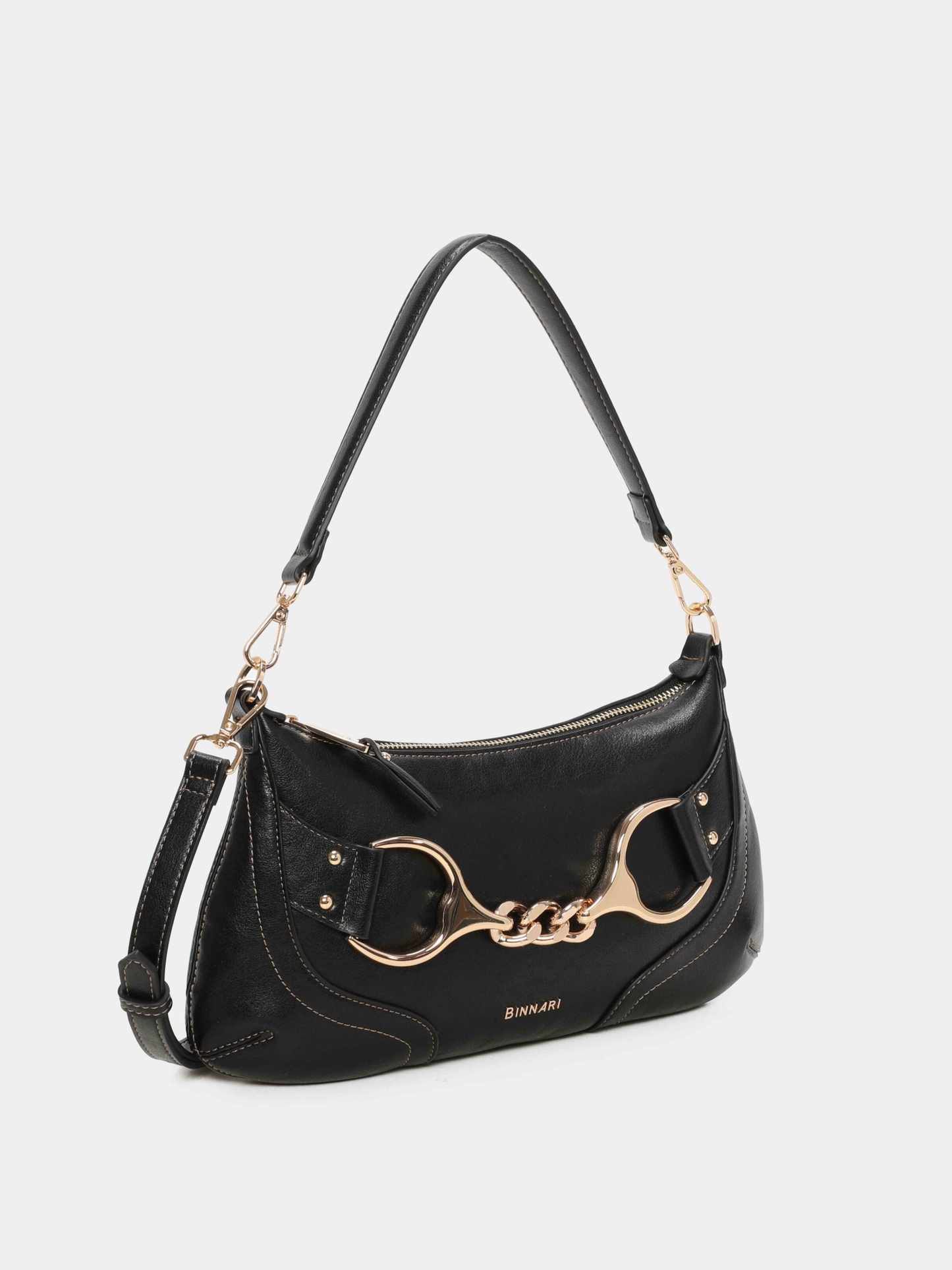 Binnari - Fanny Small Black Shoulder Bag
