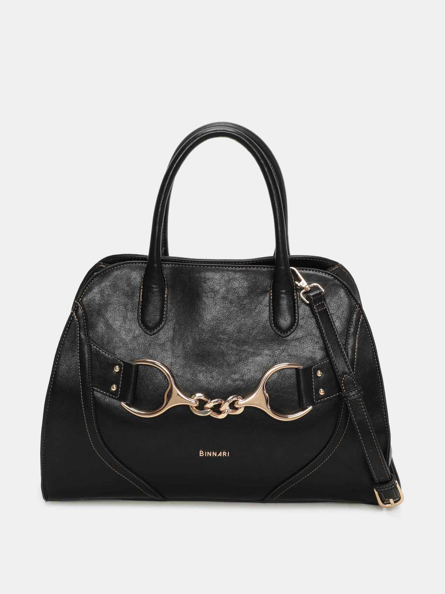 Binnari - Fanny Large Black Handbag