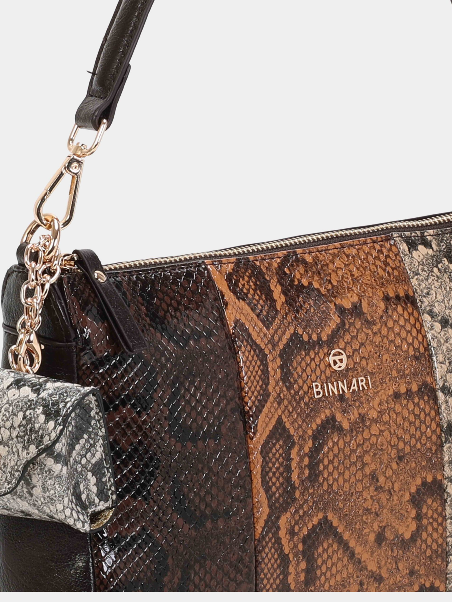 Binnari - Levy Multi Brown Shoulder Bag