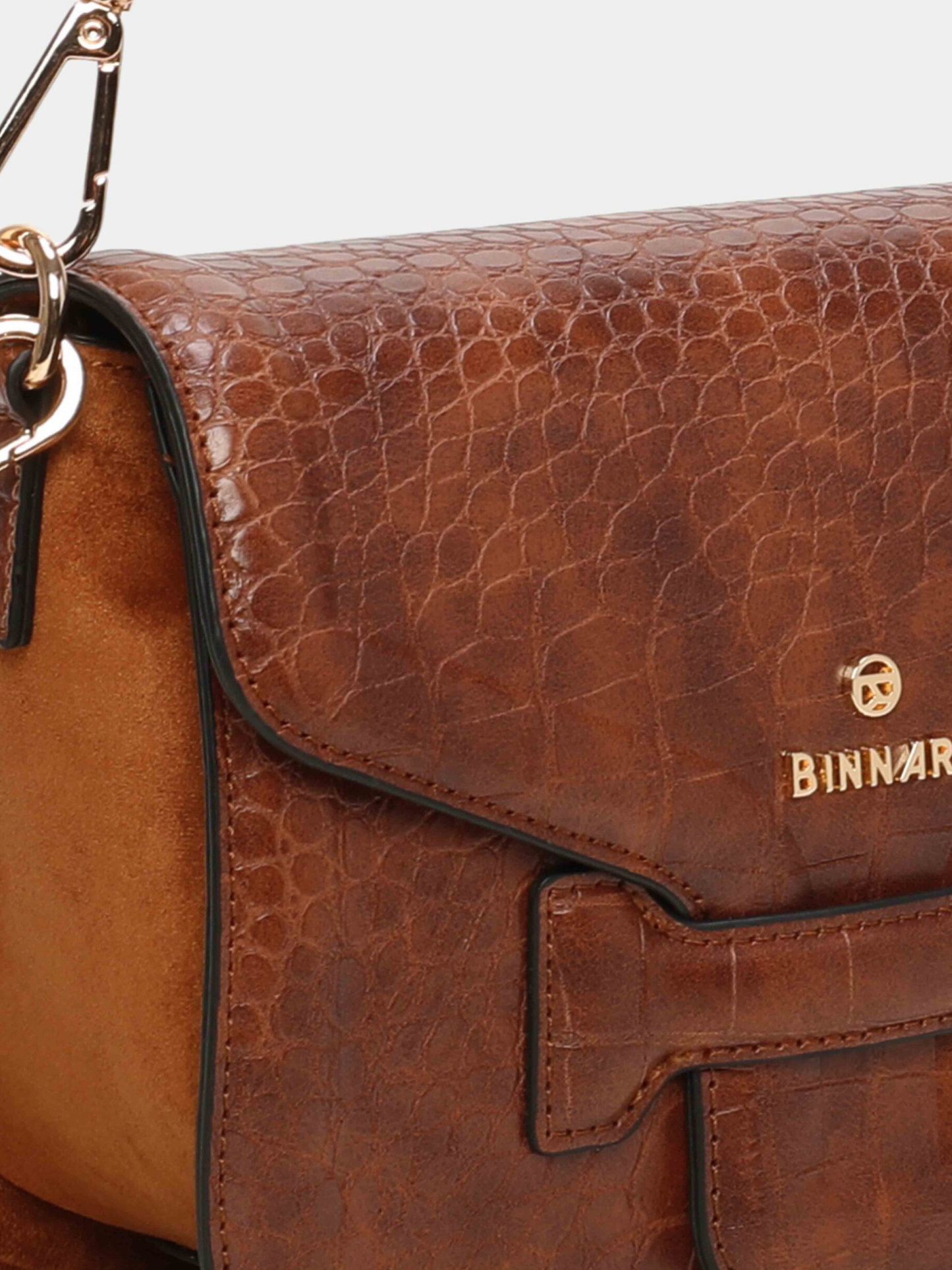 Binnari - Mandy Tan Flap Shoulder Bag