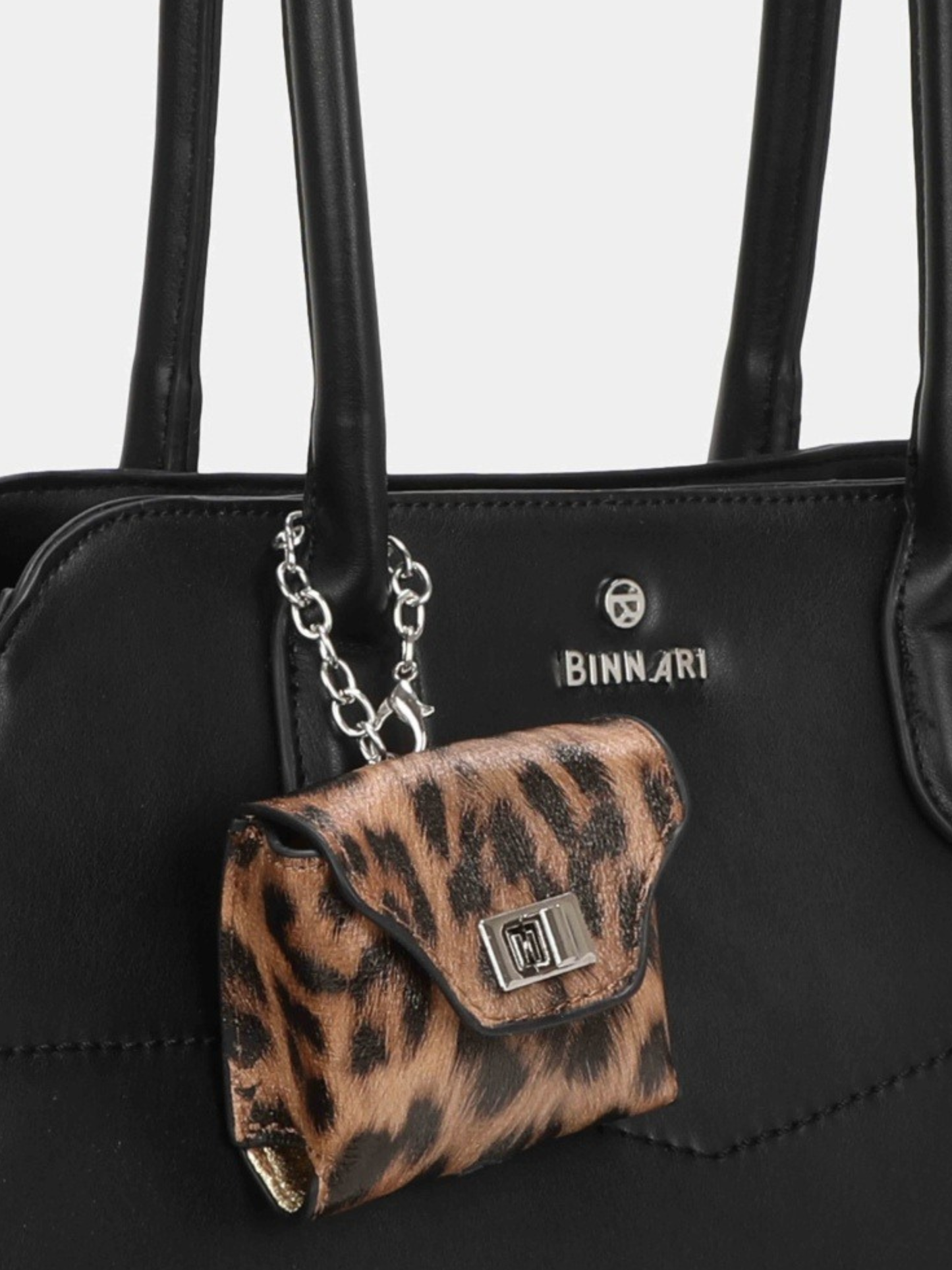 Binnari - Glen Black Large Two Handle Bag