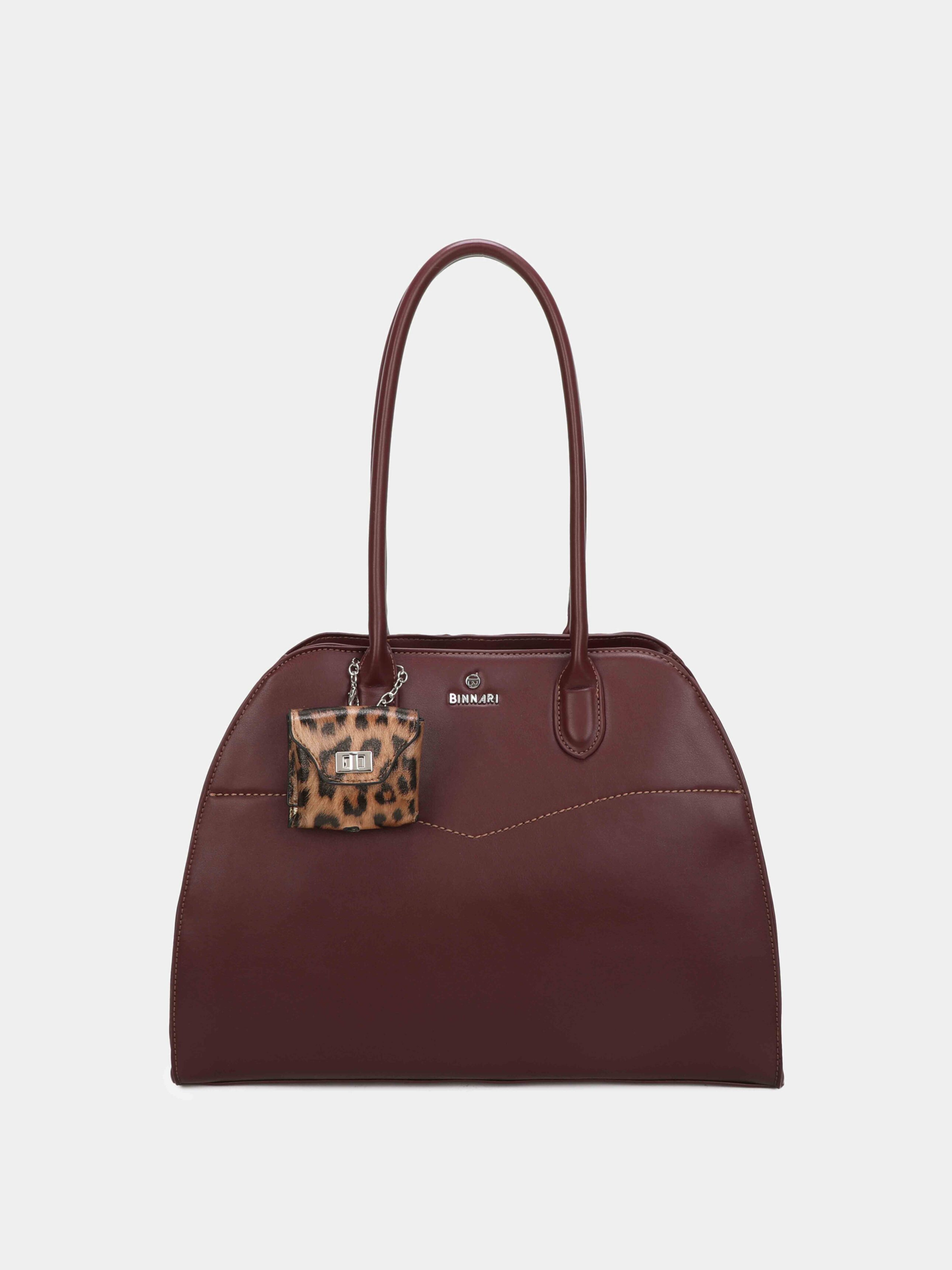 Binnari - Glen Bordeaux Large Two Handle Bag